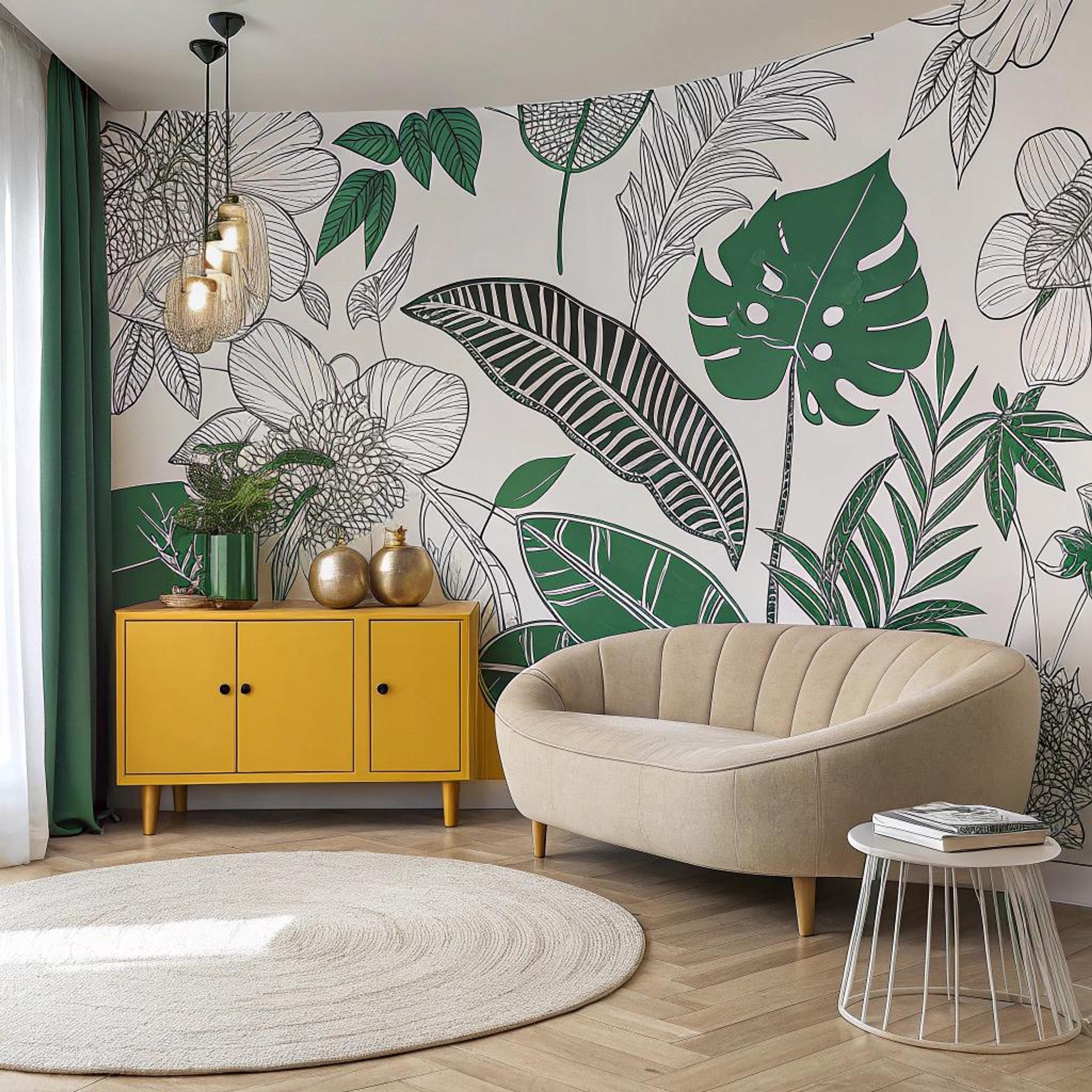 Botanisch hoekje met kleurcontrast