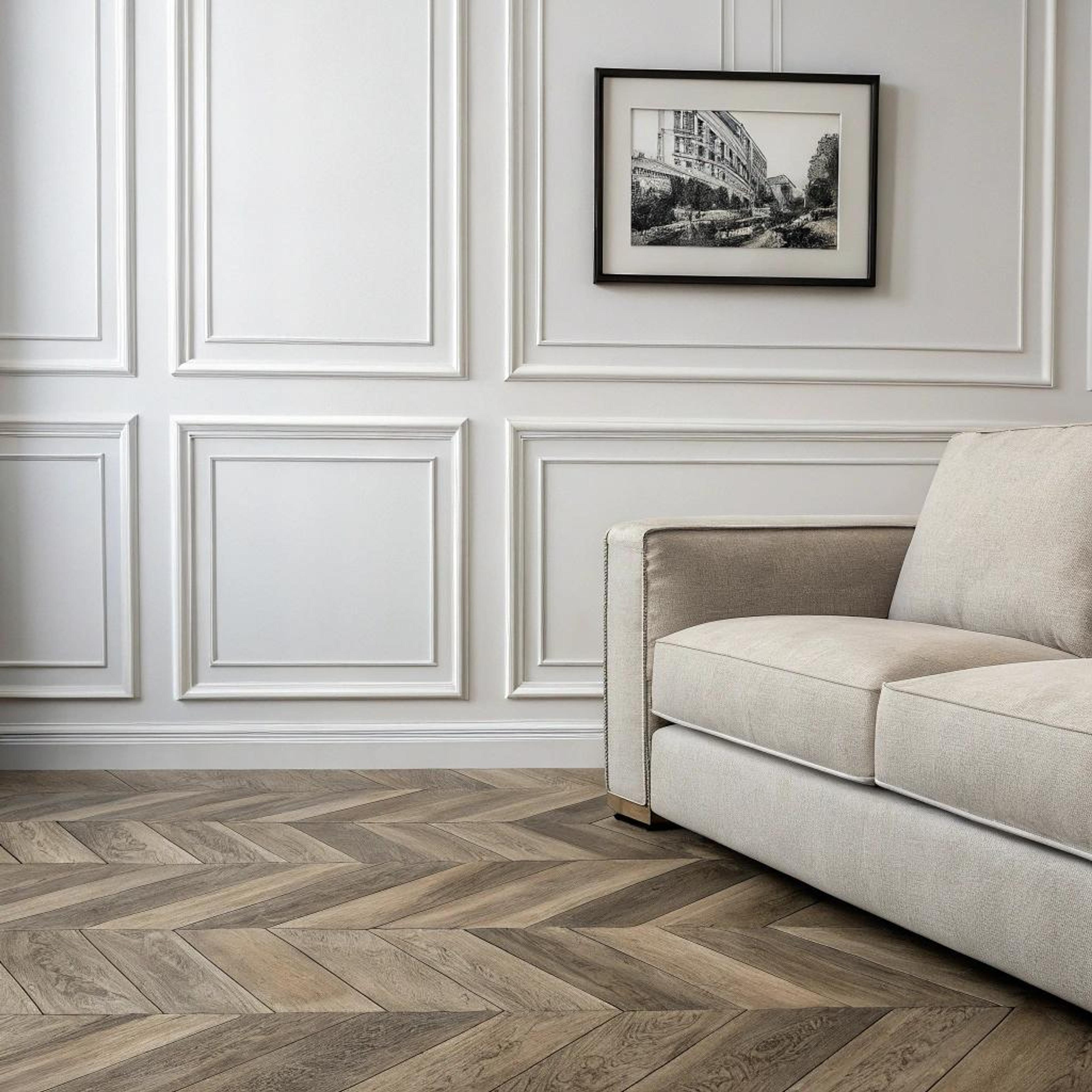 Diepte door lichte lambrisering