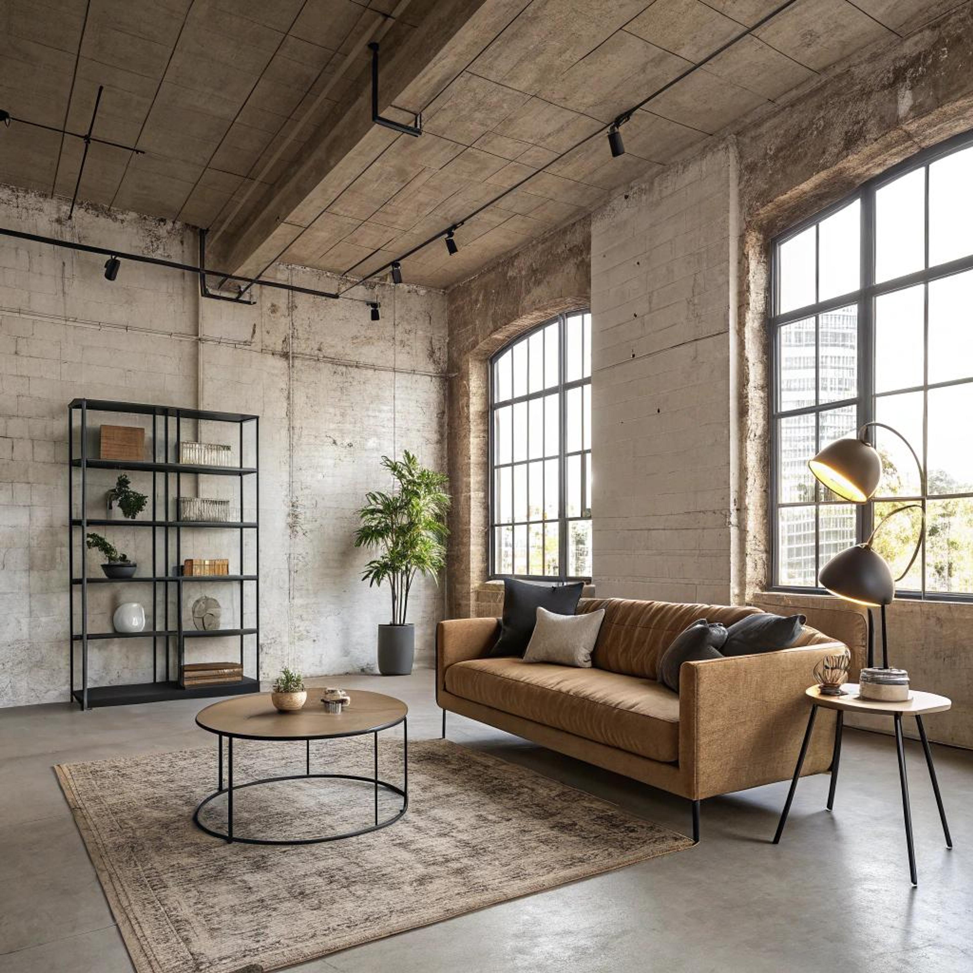 Ruwe betonlook voor karakter