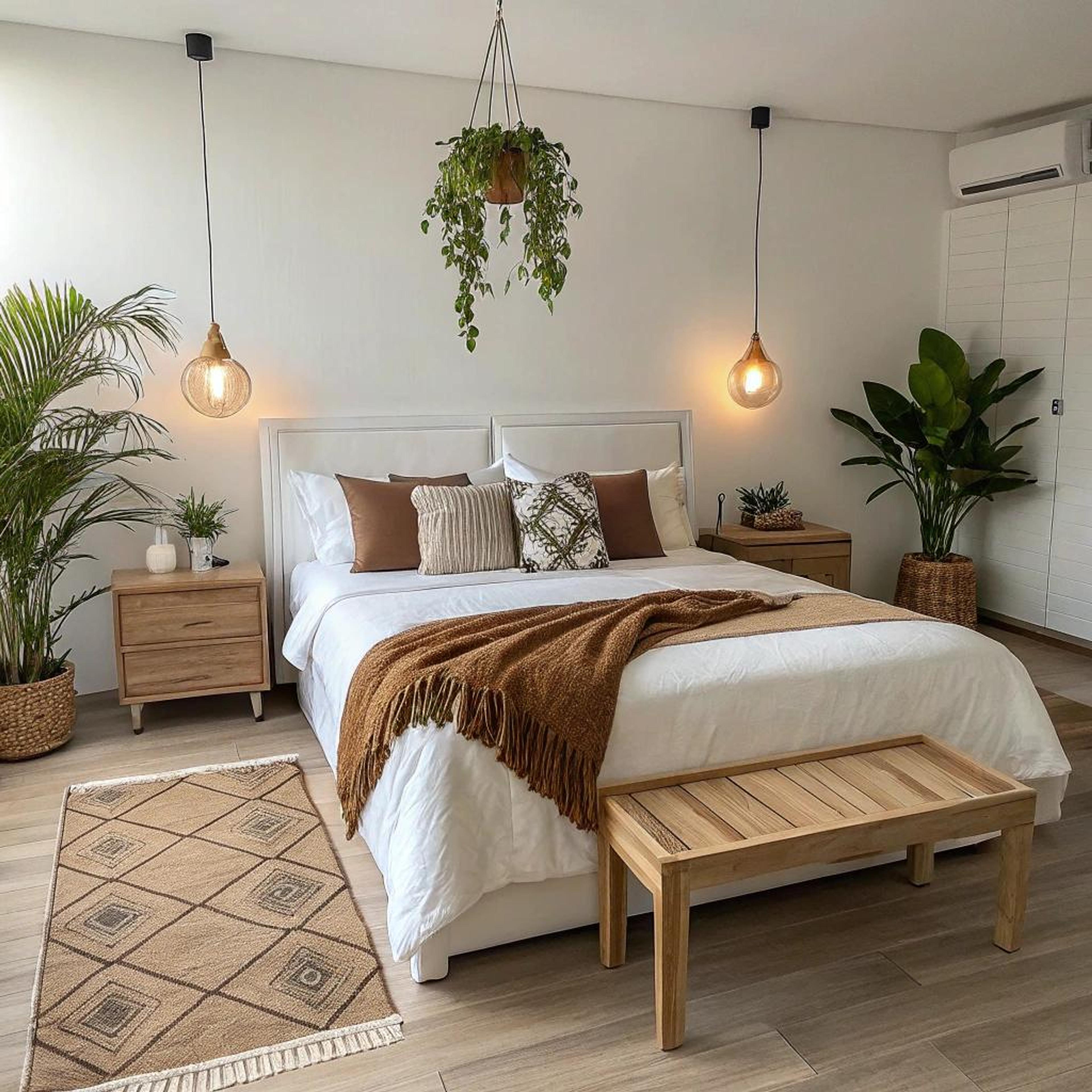 Hangplanten voegen levendigheid toe