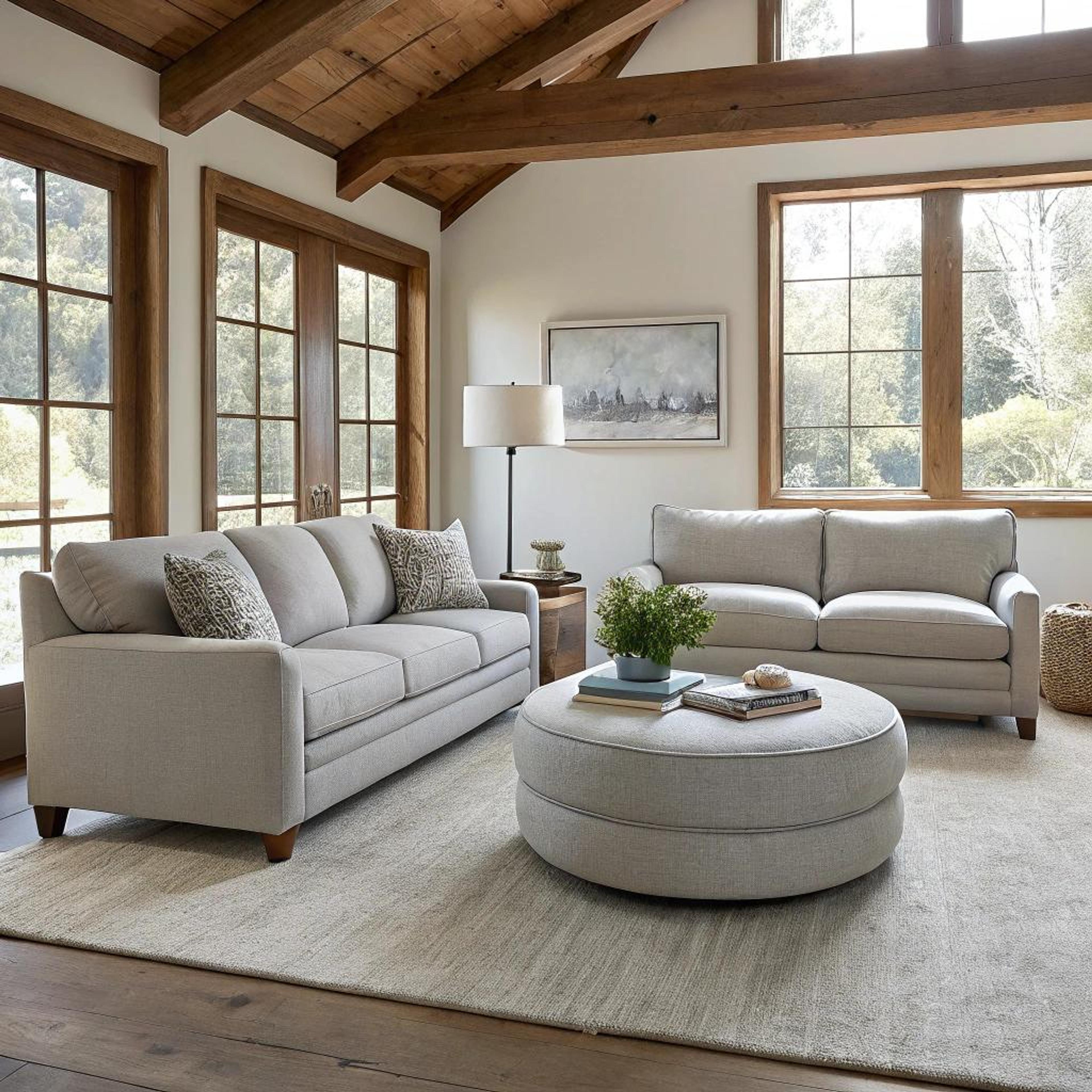 Rustieke balken voor warmte