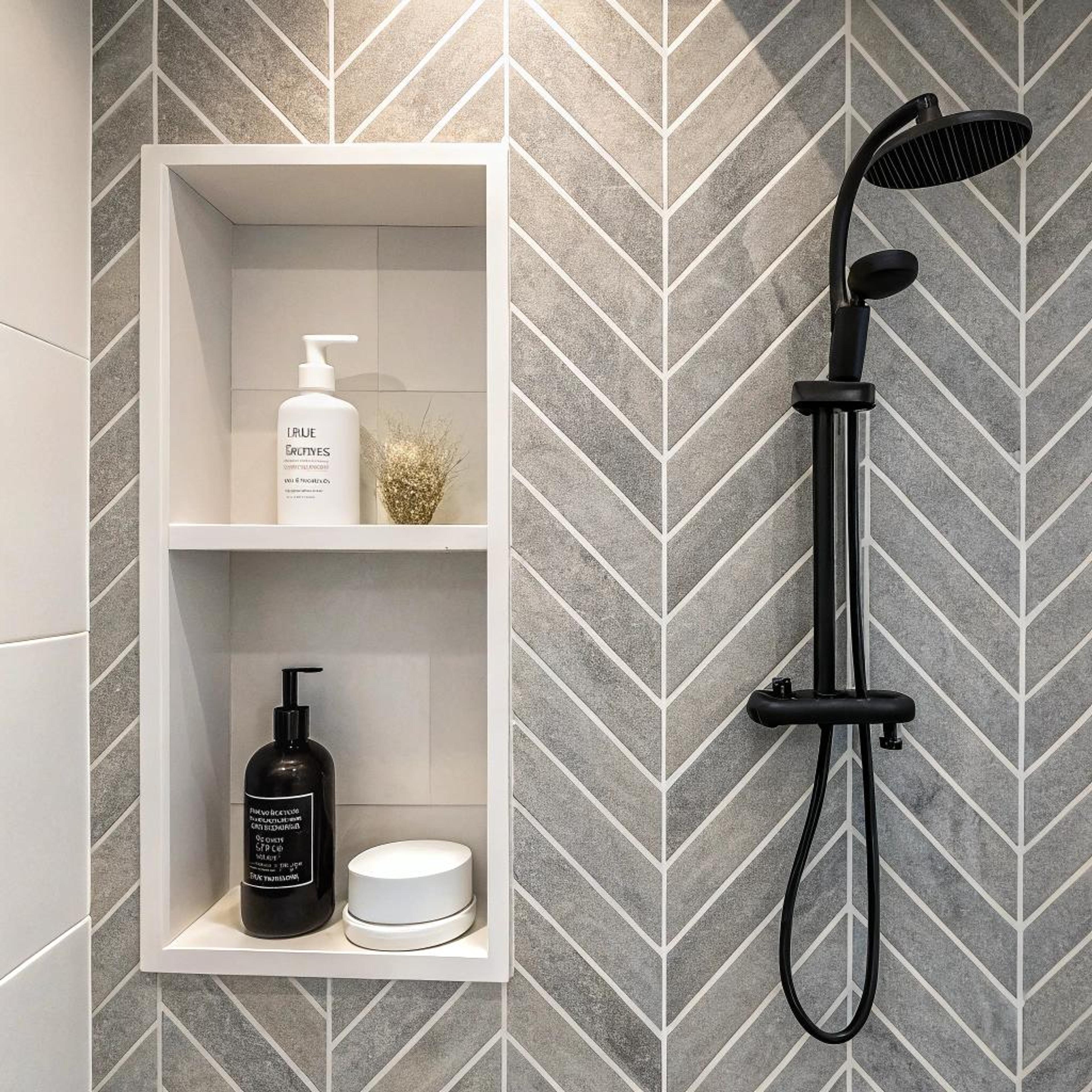 Elegante nis met visgraatpatroon