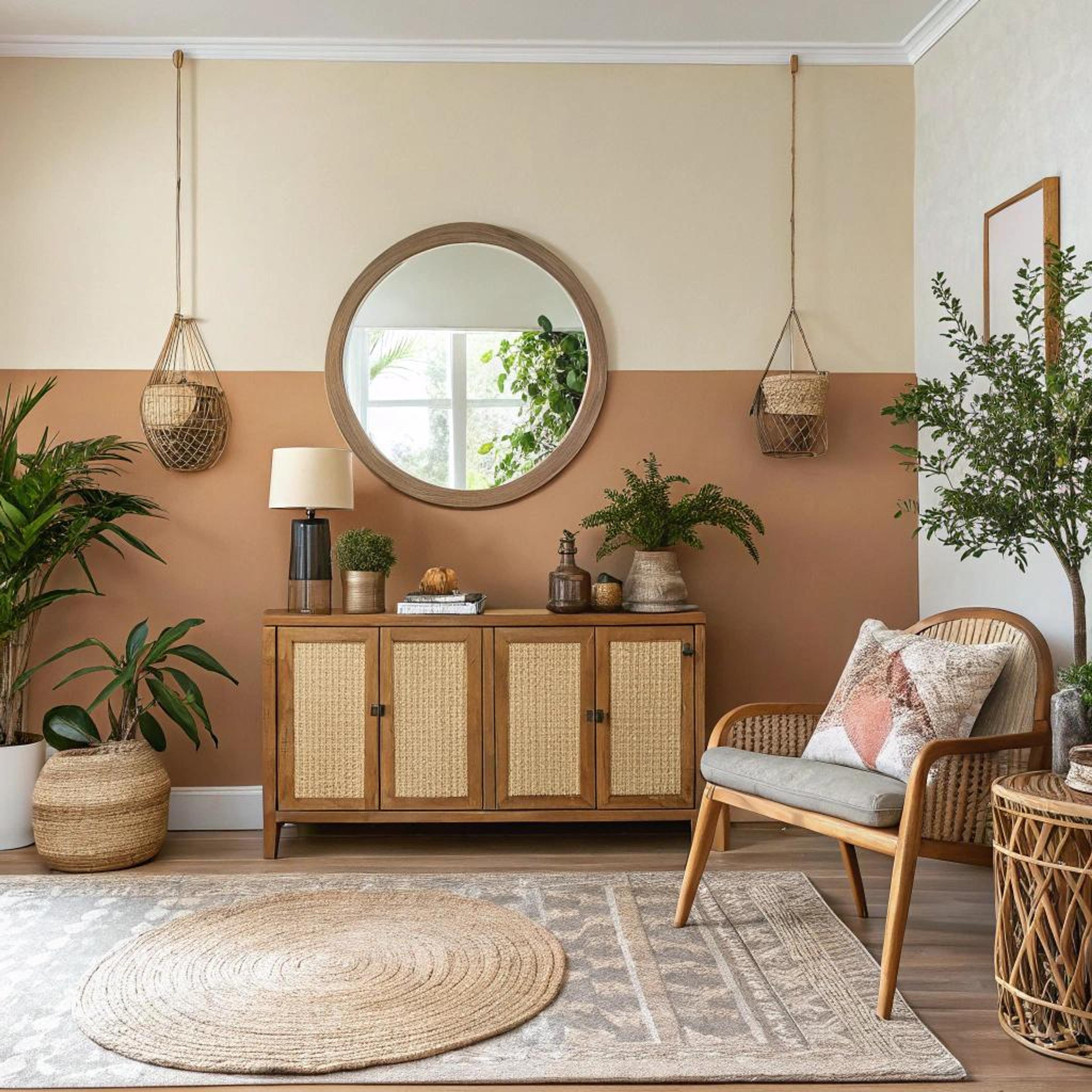 Aardse tinten en texturen