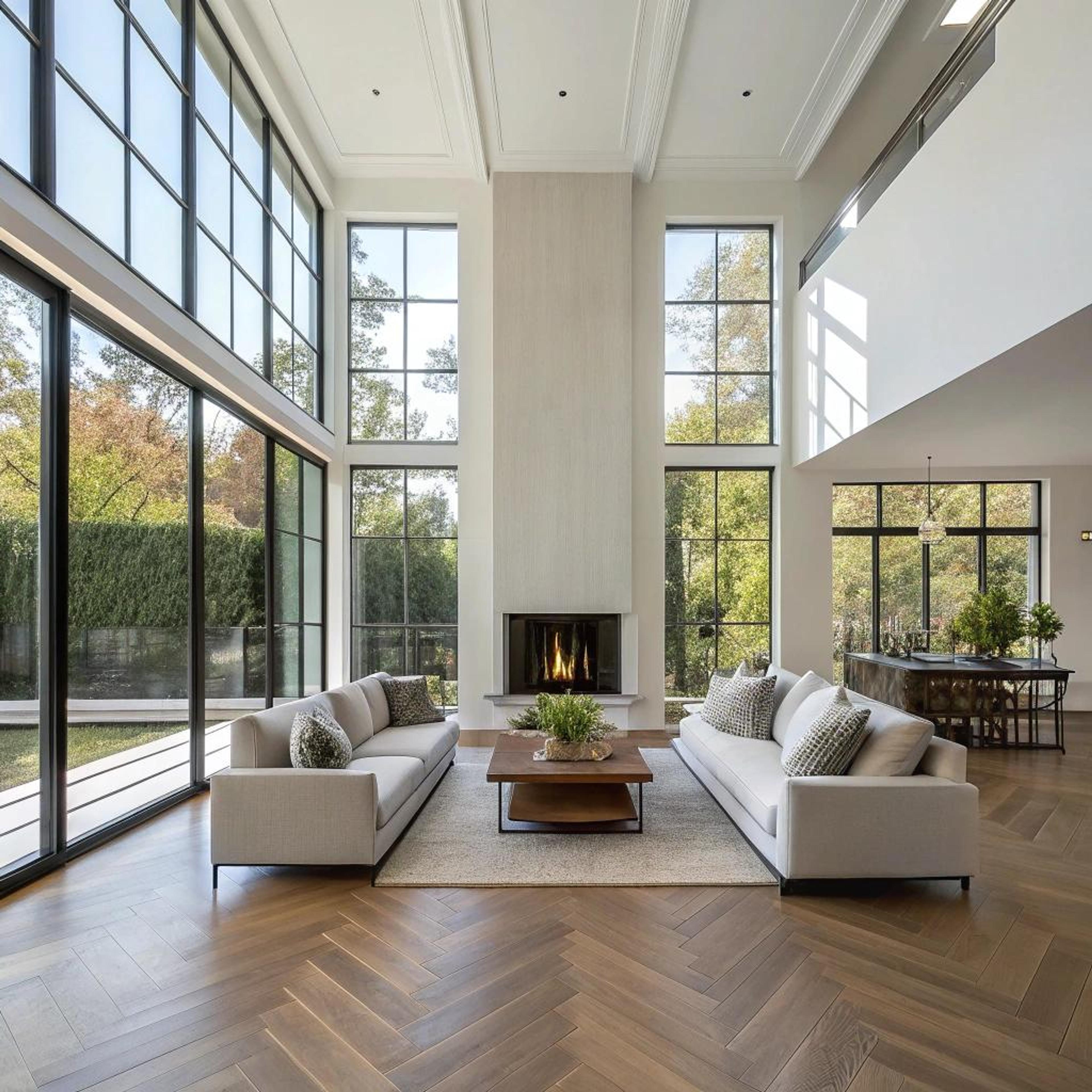 Doorkijkhaard als blikvanger