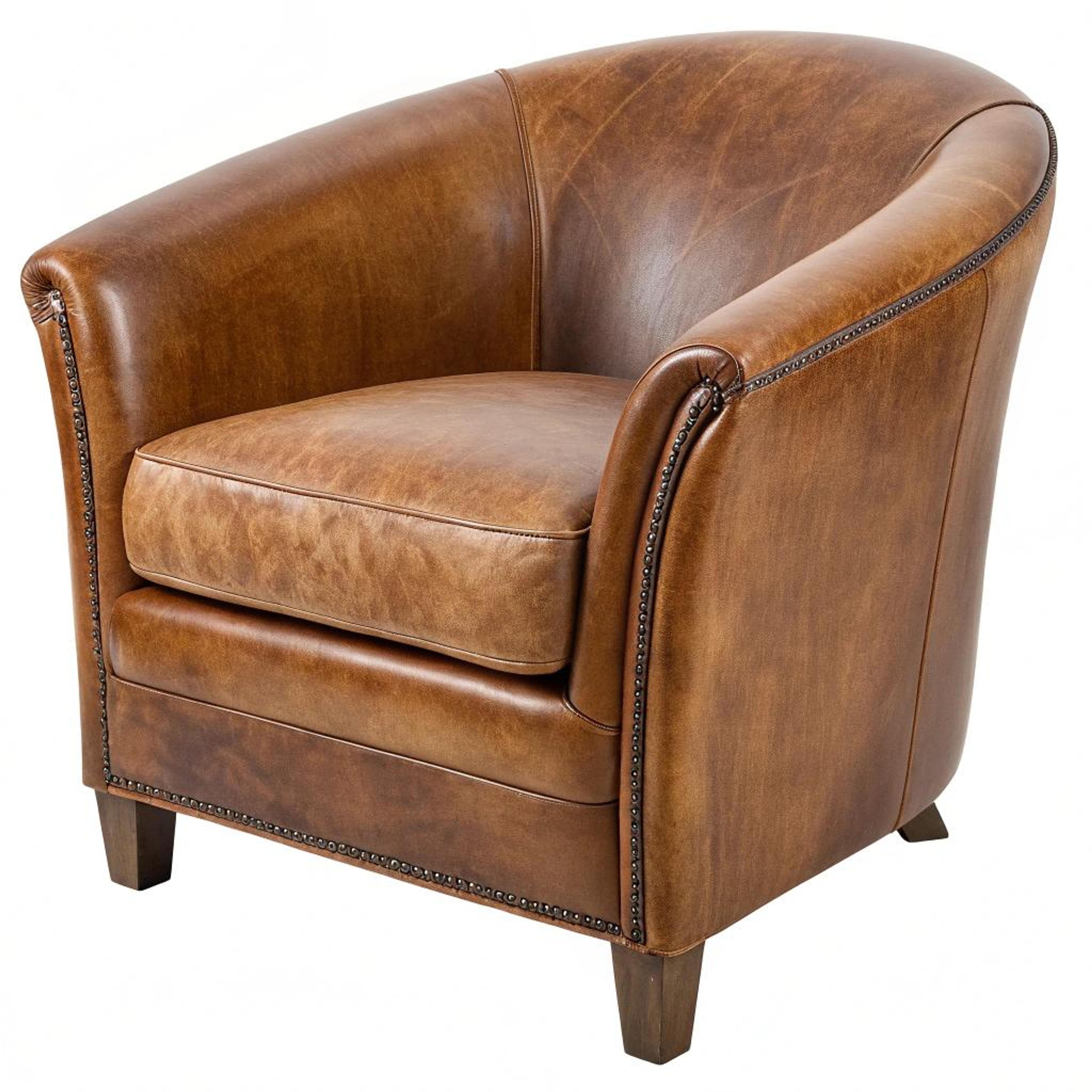 Vintage details met clubfauteuils