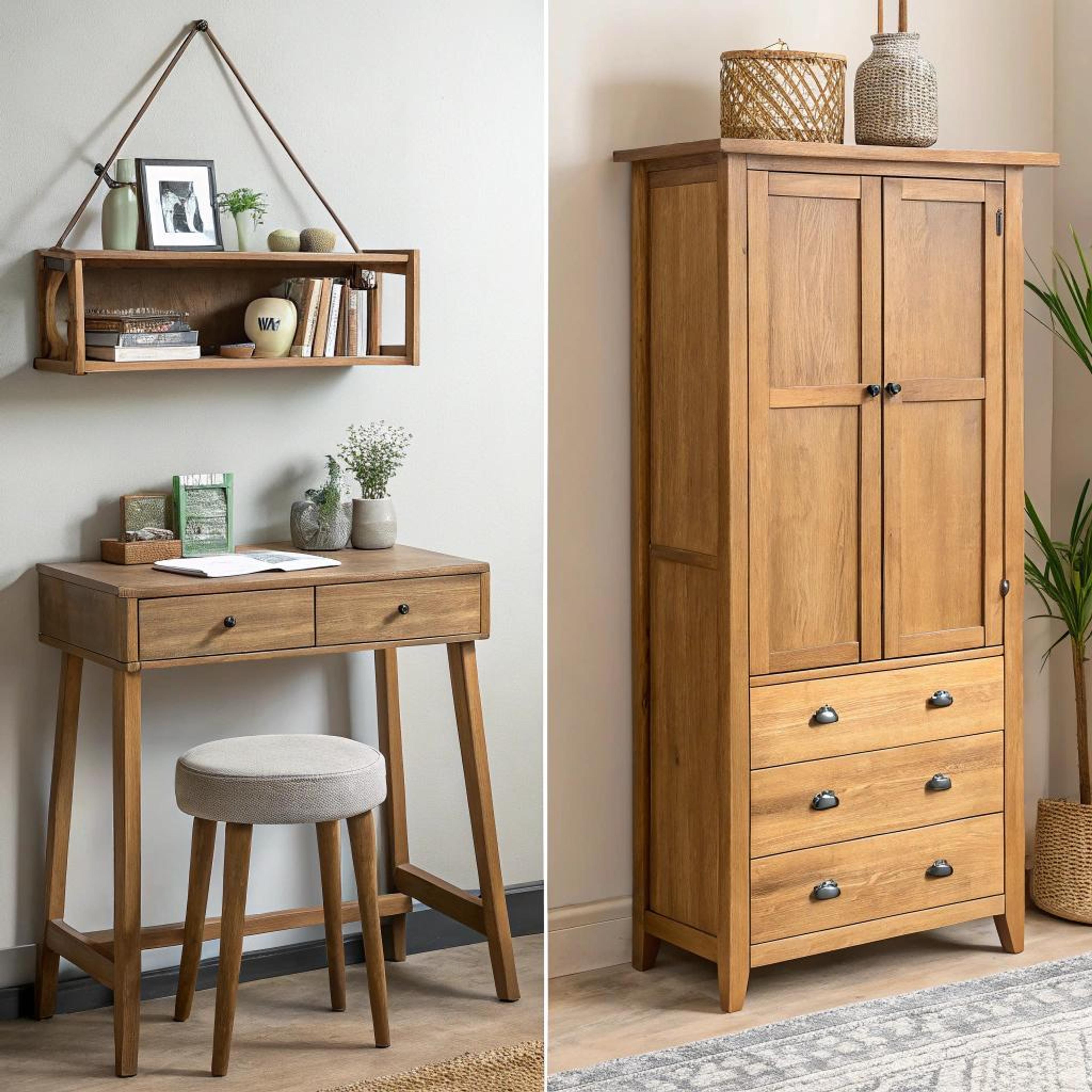 Warme houttinten in de speelhoek