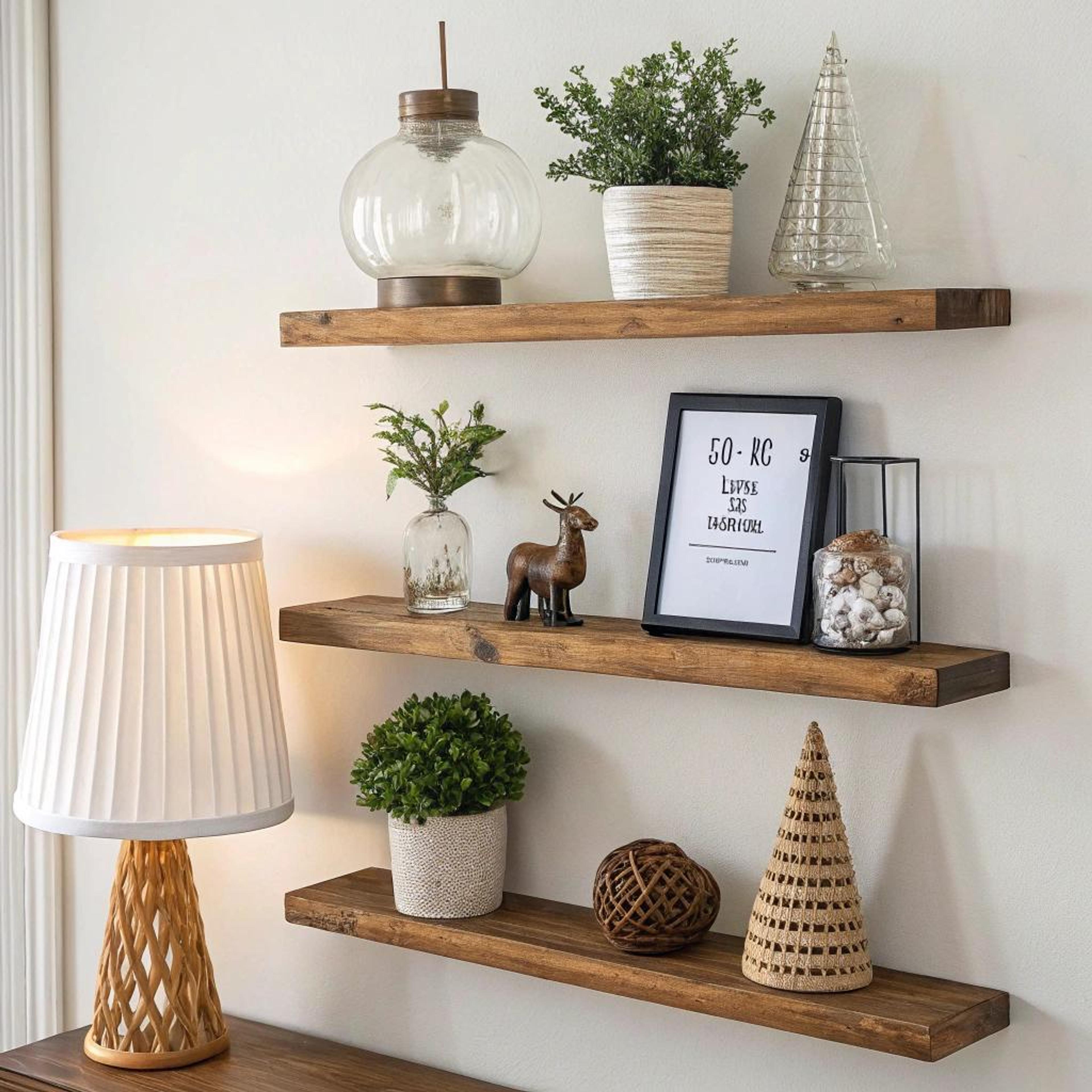 Rustieke planken met sfeervolle details