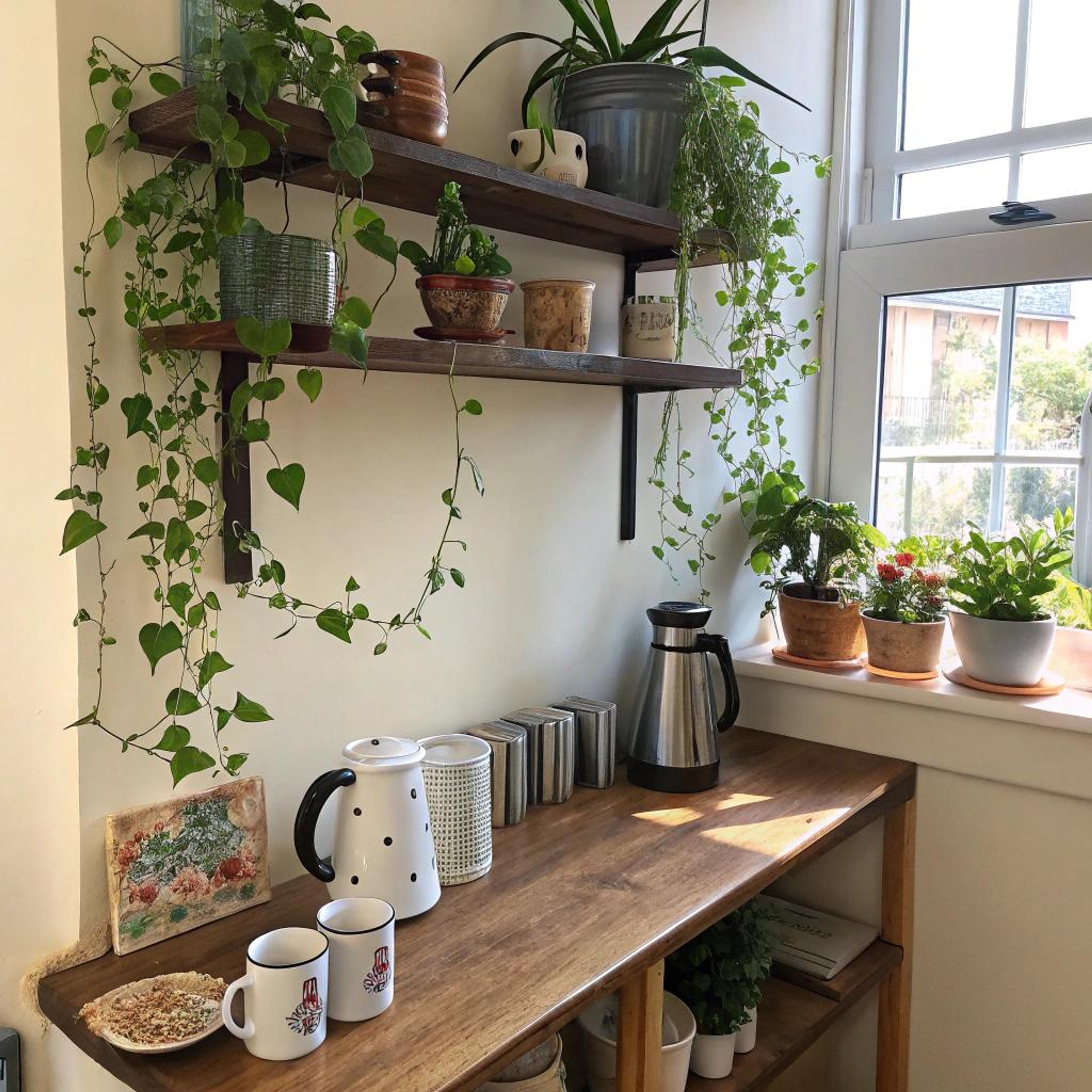 Hangplanten brengen leven binnen