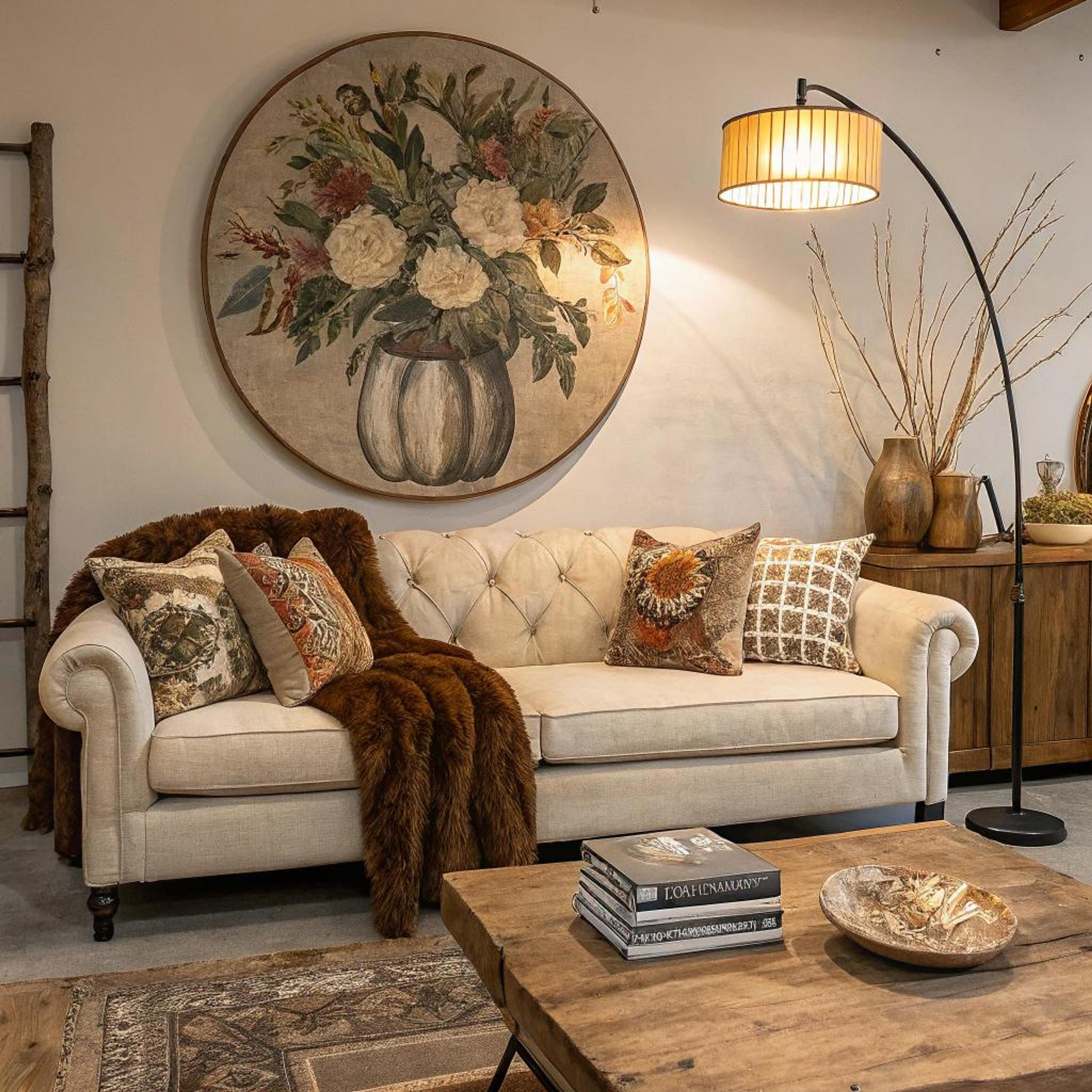 Bloemenpracht als muurdecoratie