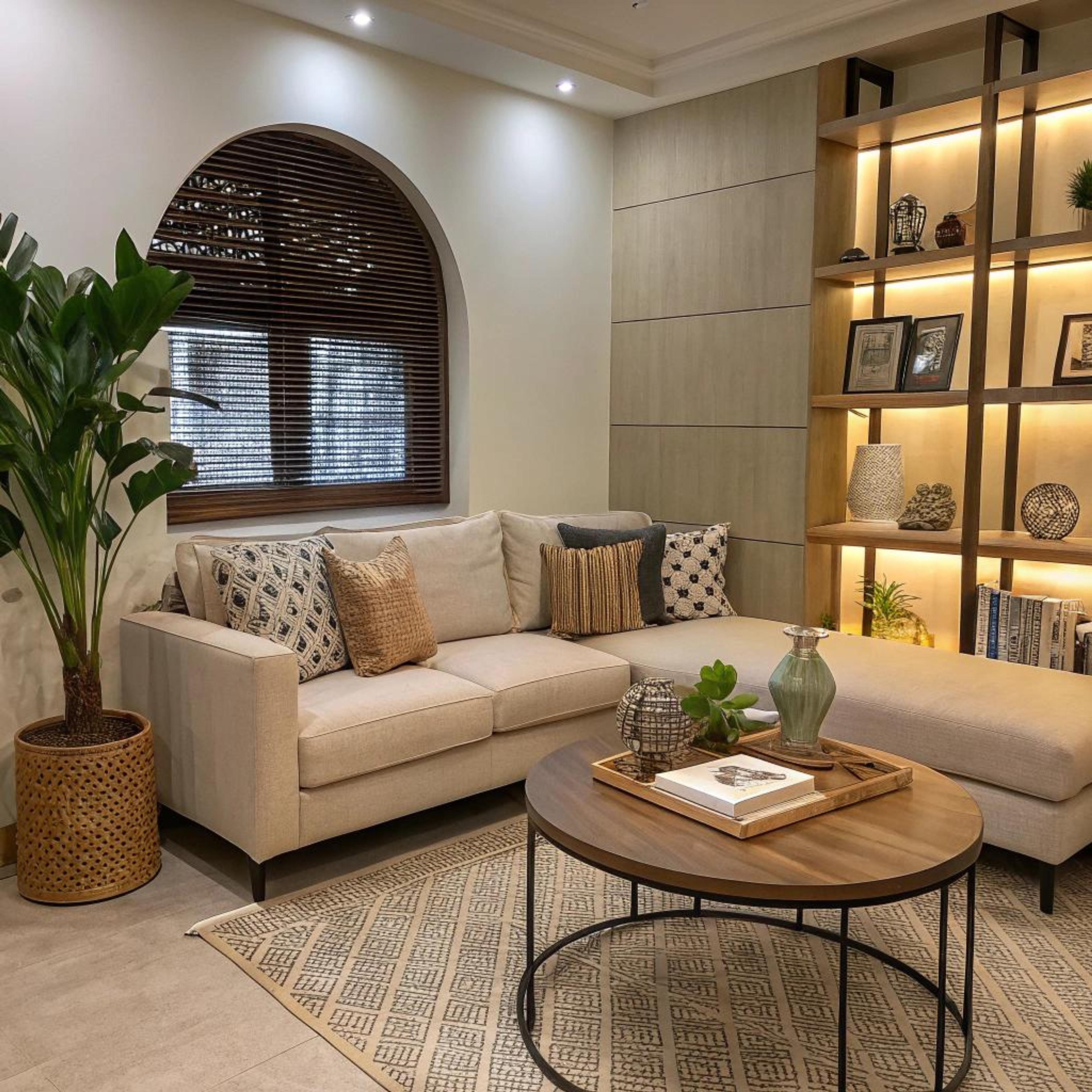 Aardetinten en texturen combineren