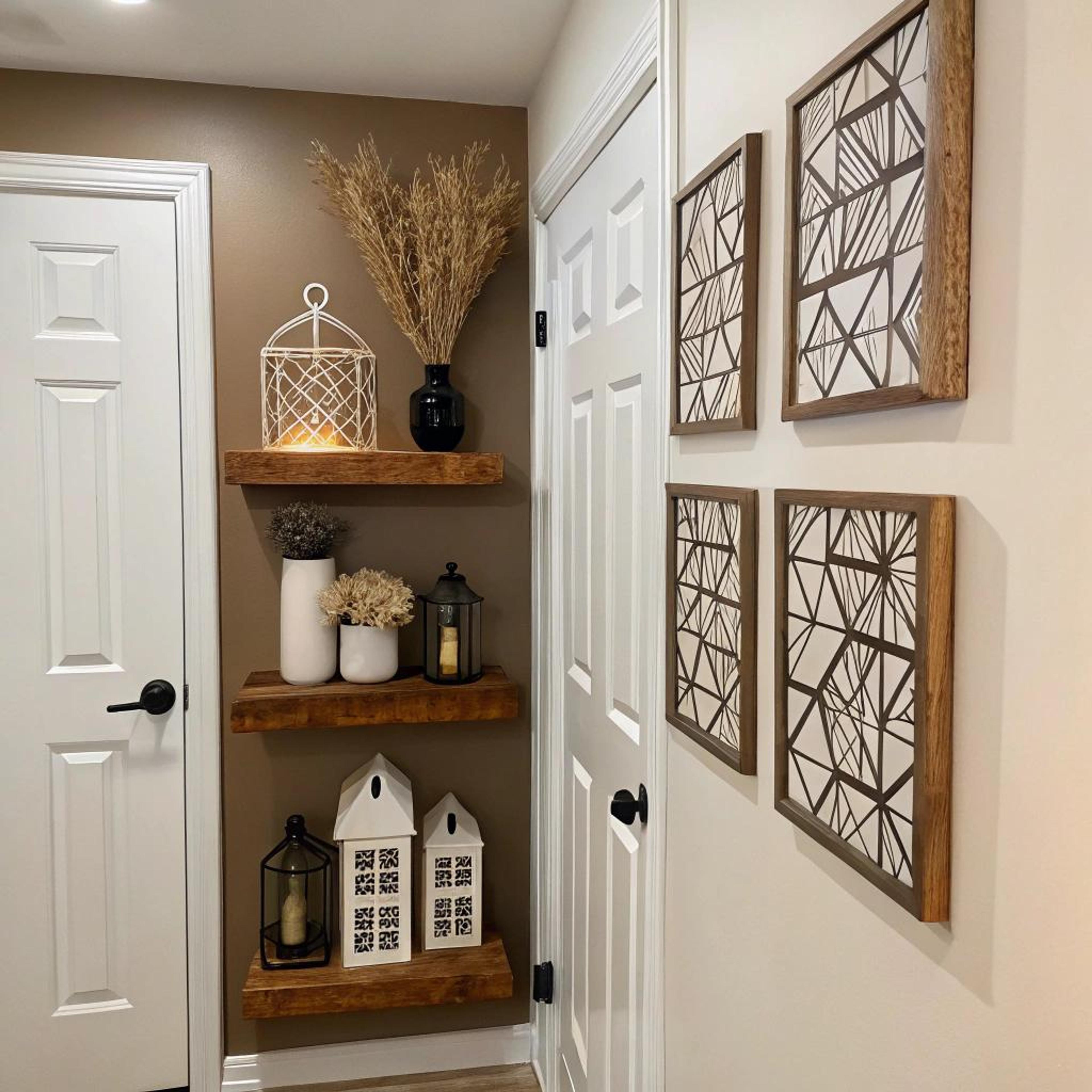 Warme neutralen in smalle hal