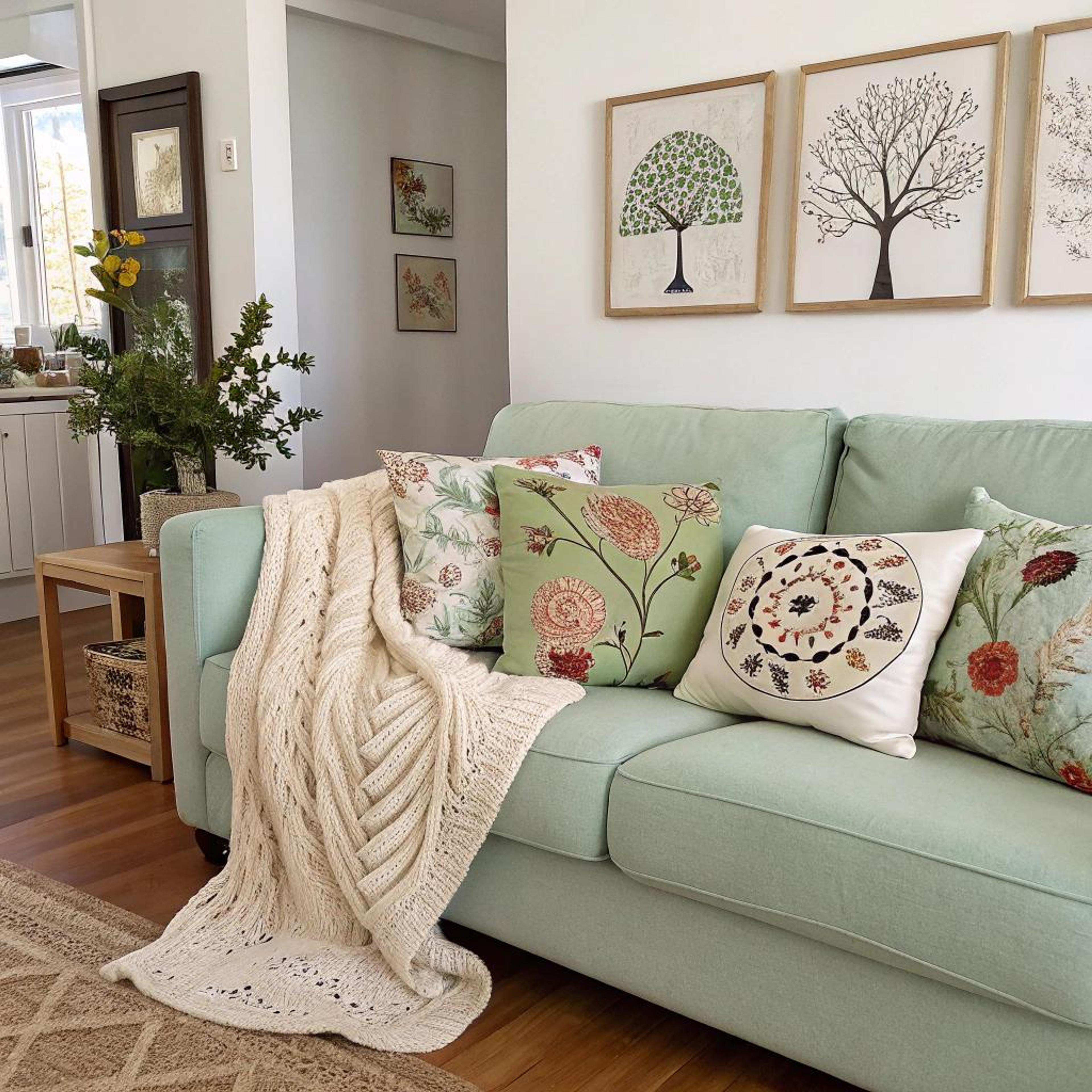 Boomillustraties voor een natuurlijke sfeer