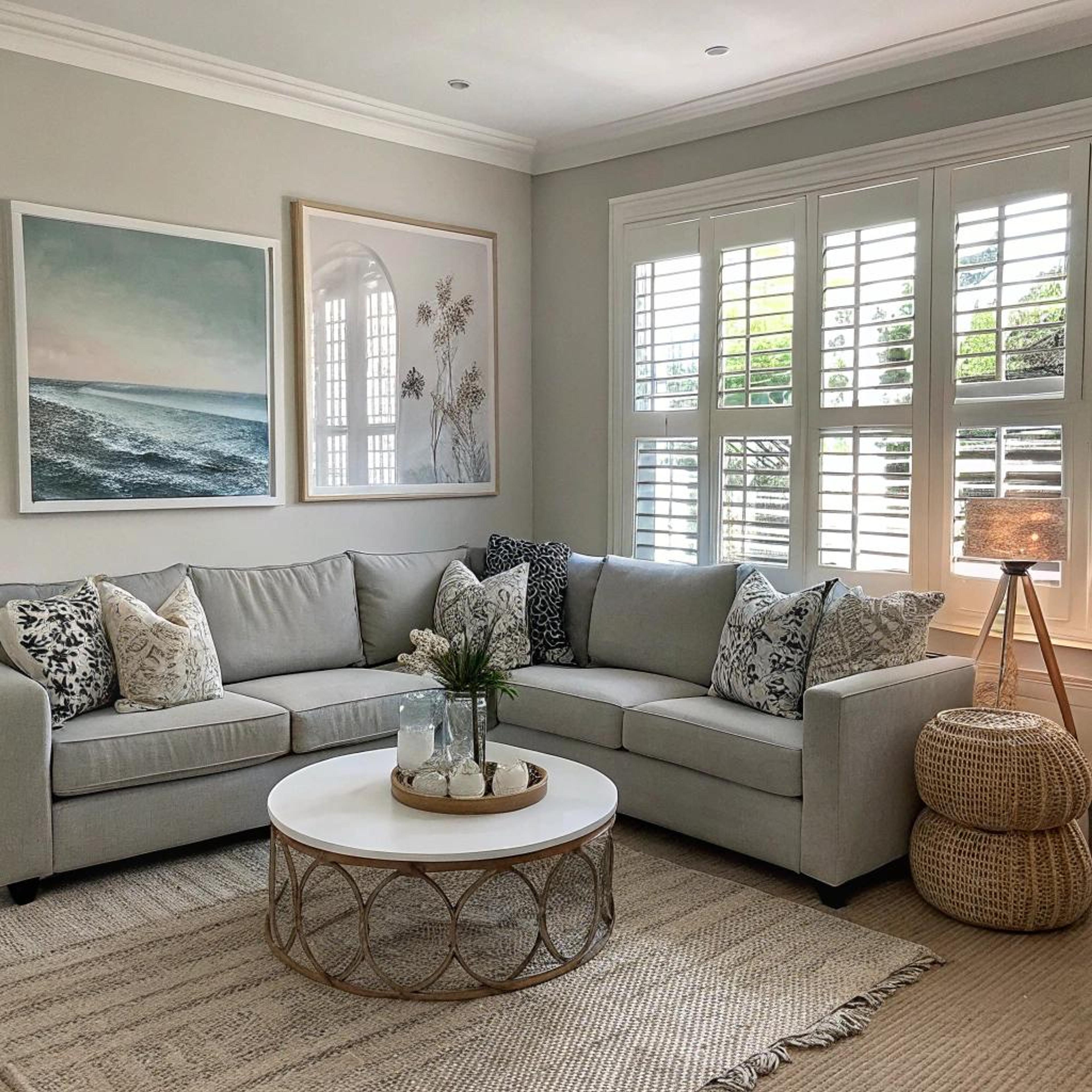 Groene muur met subtiele accenten