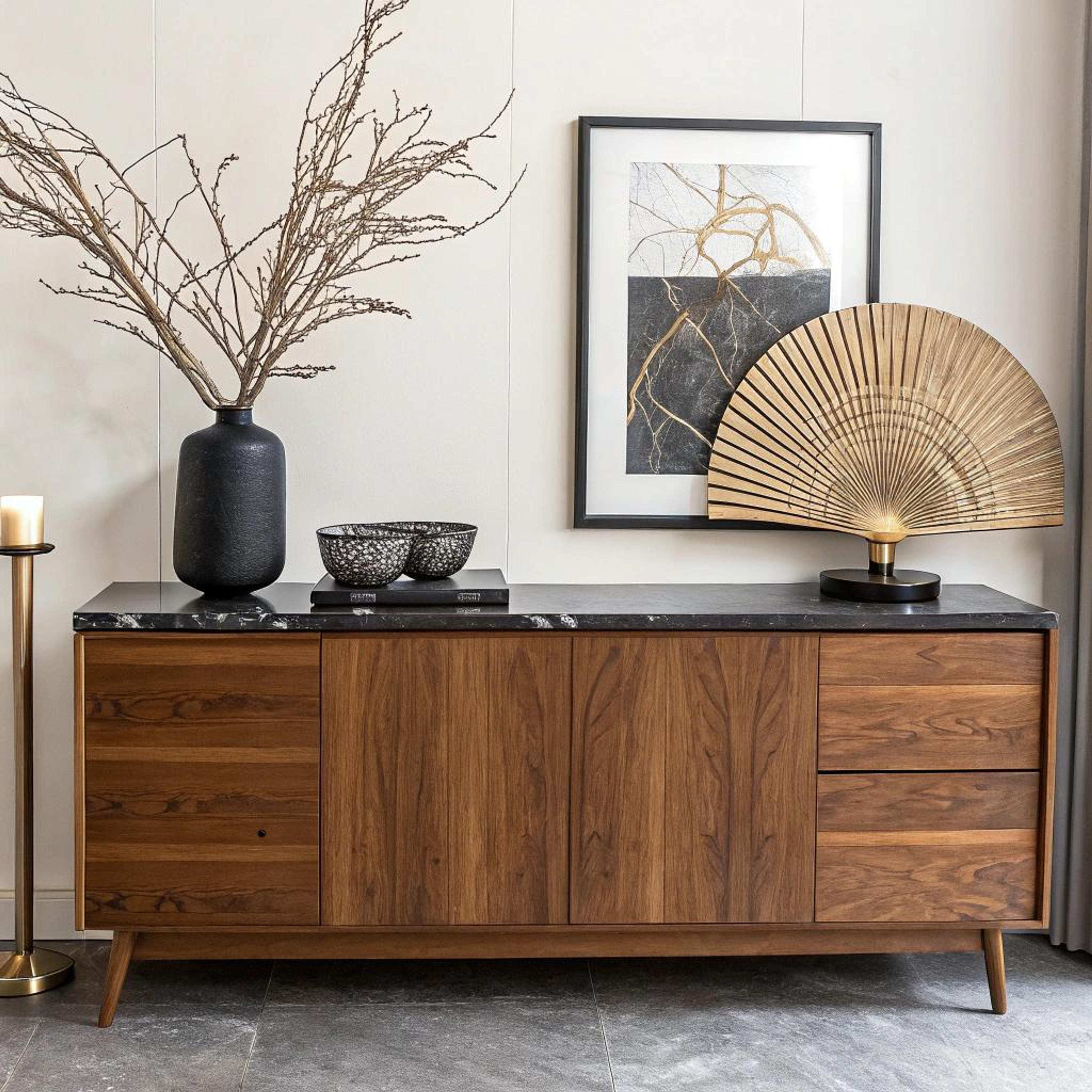 Symmetrisch stylen met vintage