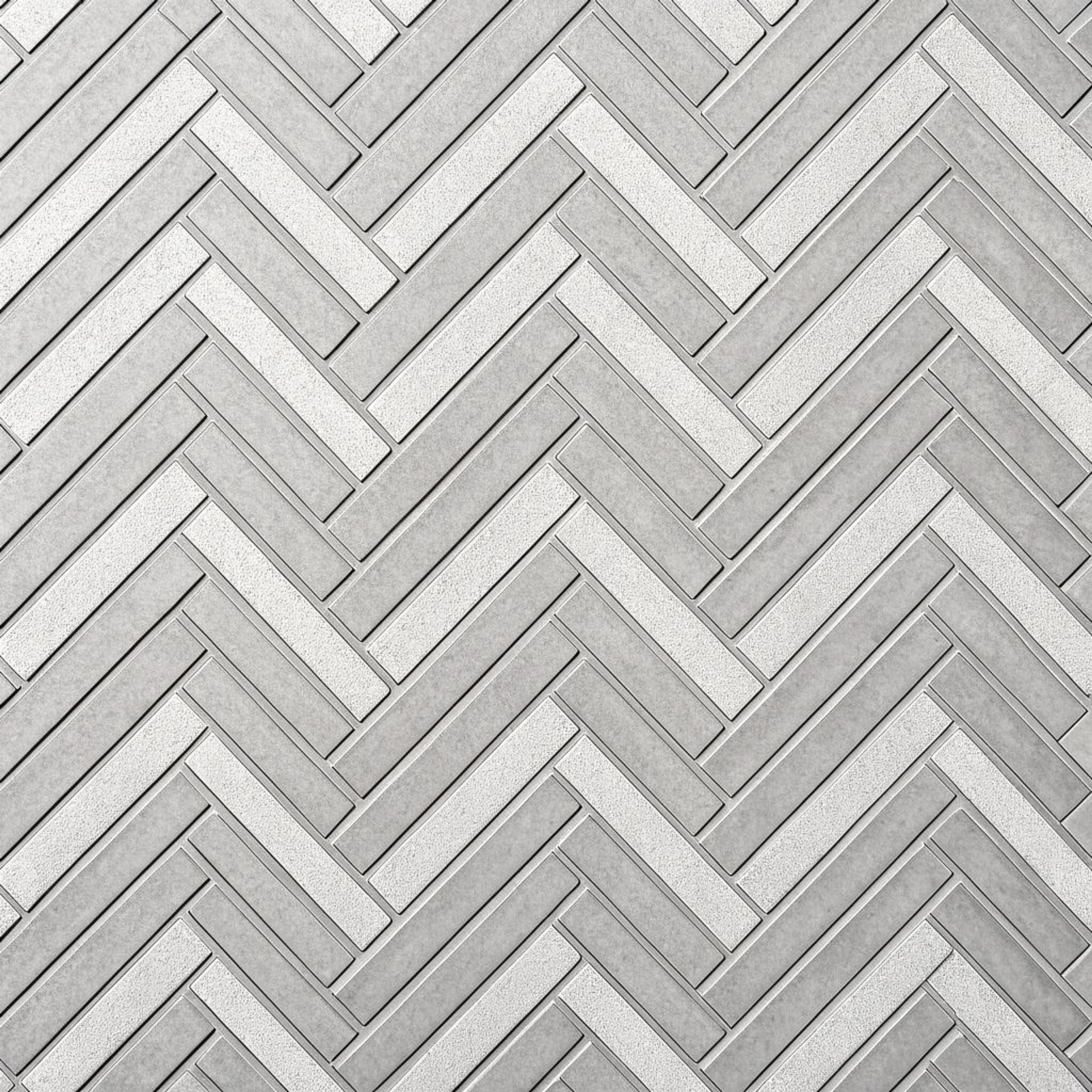 Grijze tegels met diepte