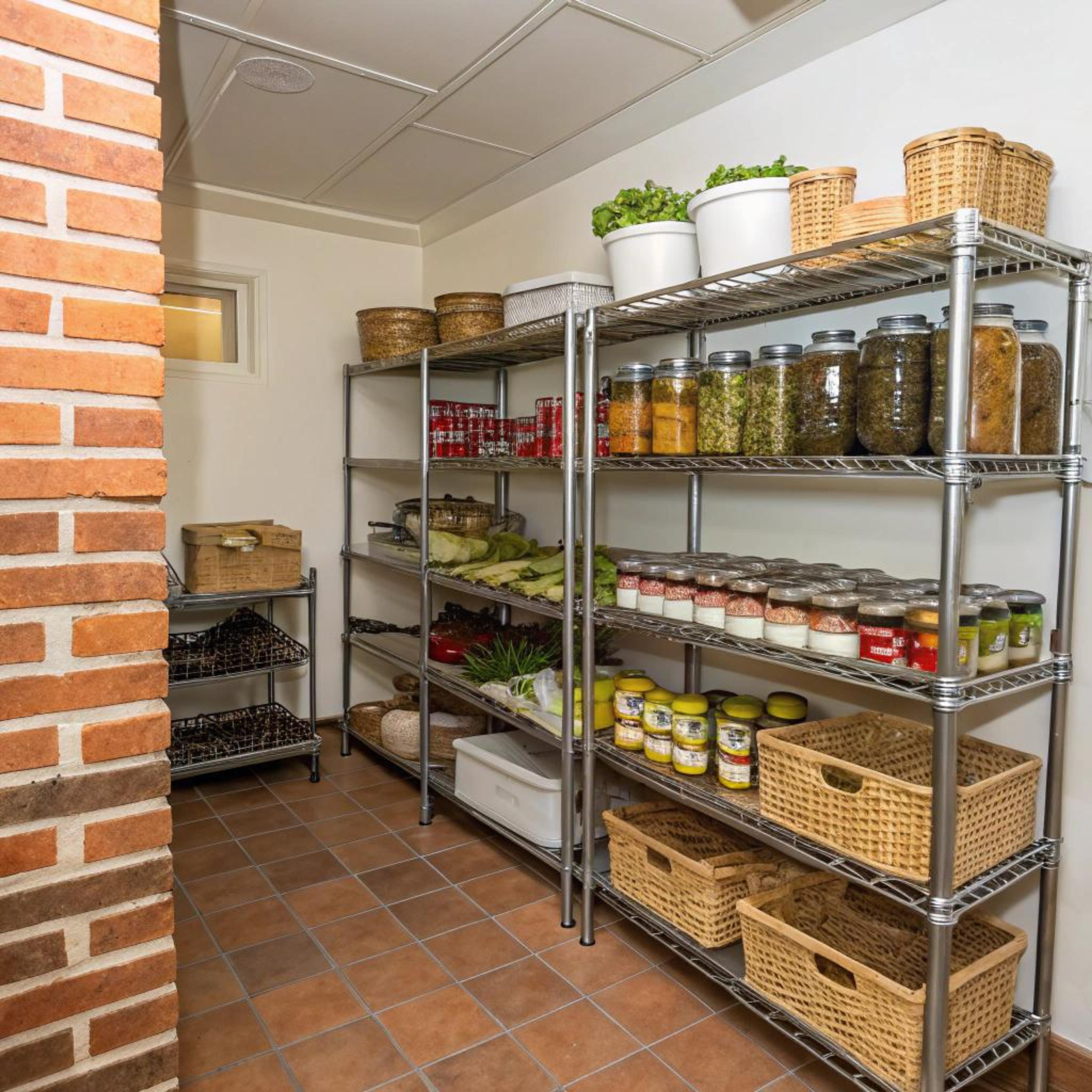 Kleurrijke potten en kruiden