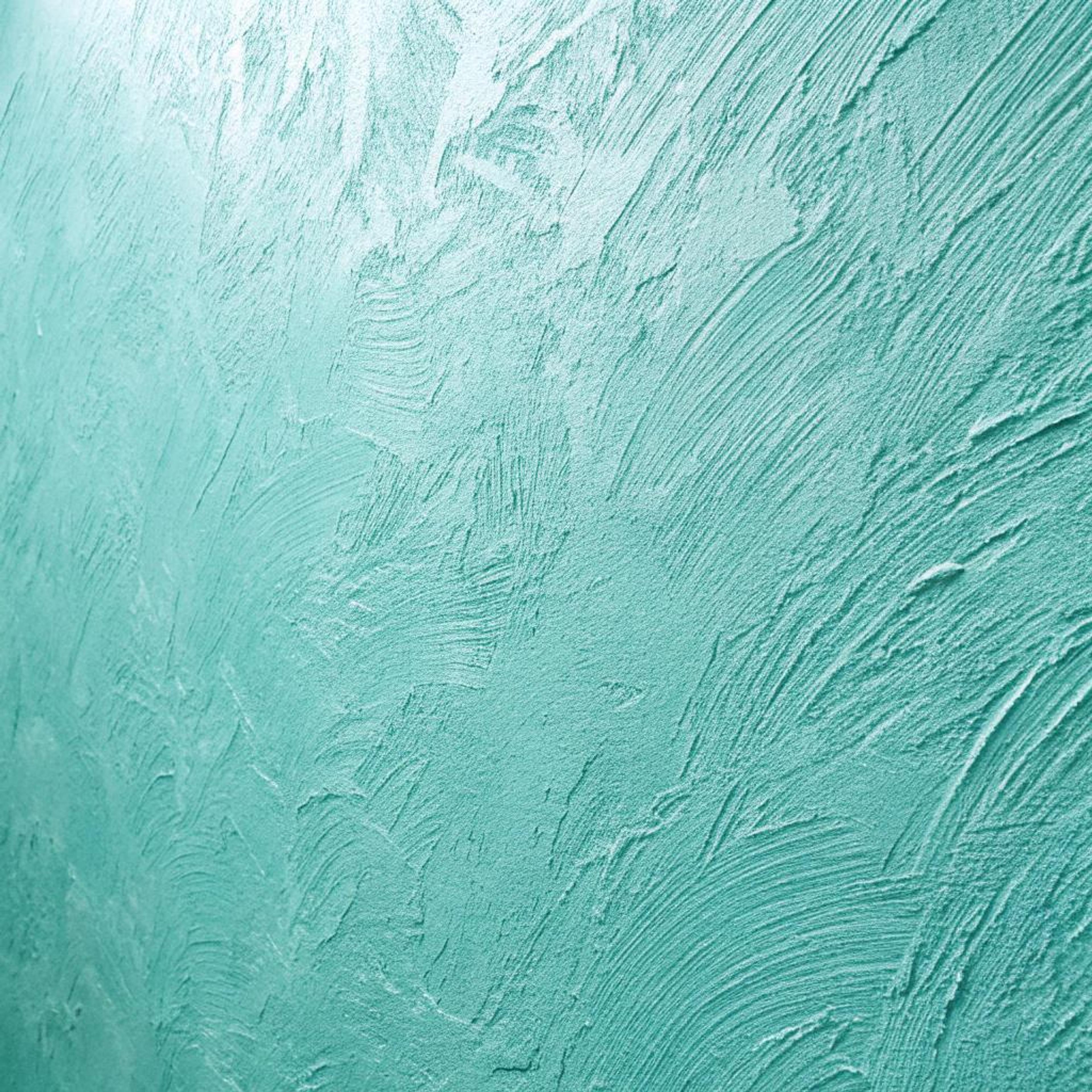 Zeegr groene rust op Tadelakt