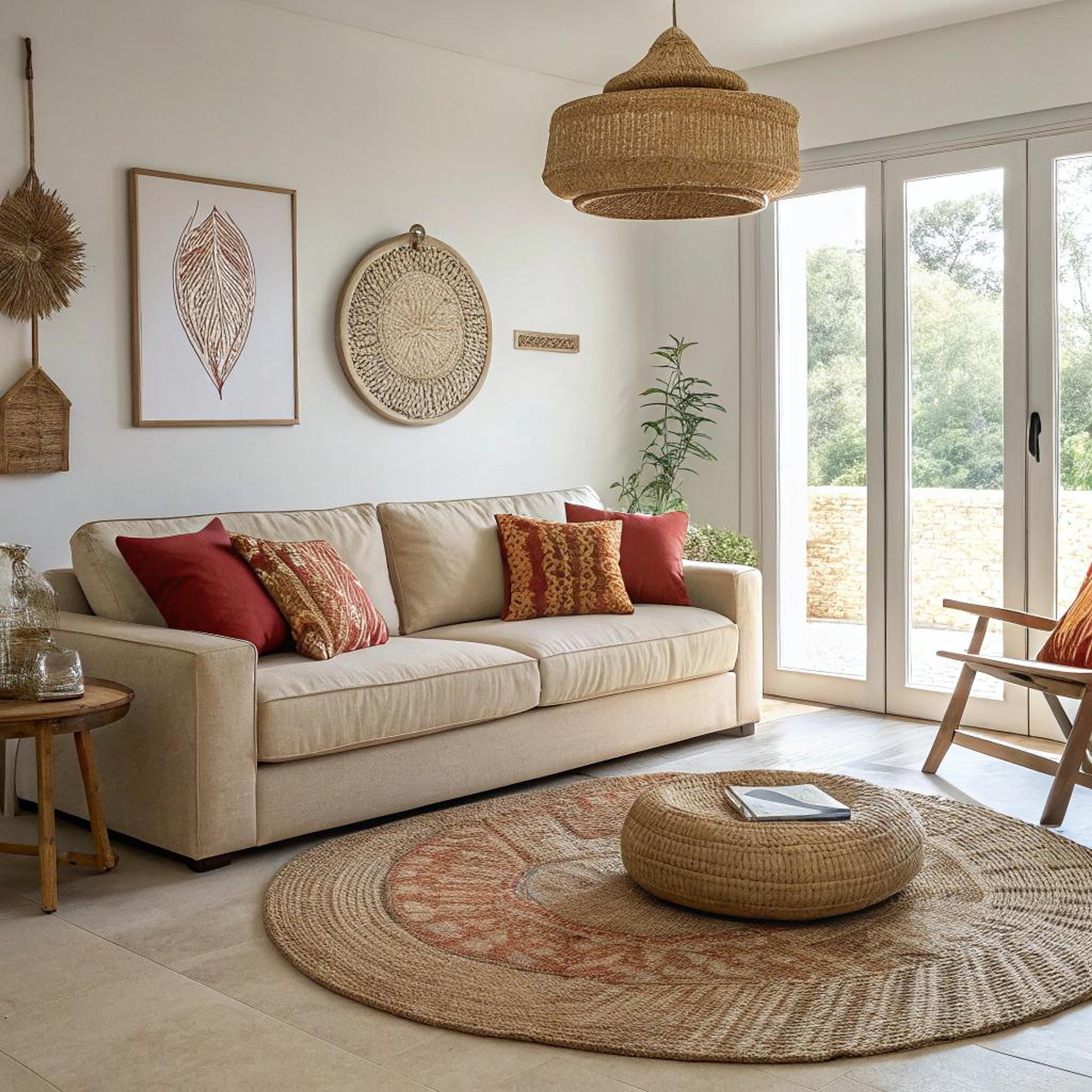 Natuurlijke materialen in herfststijl