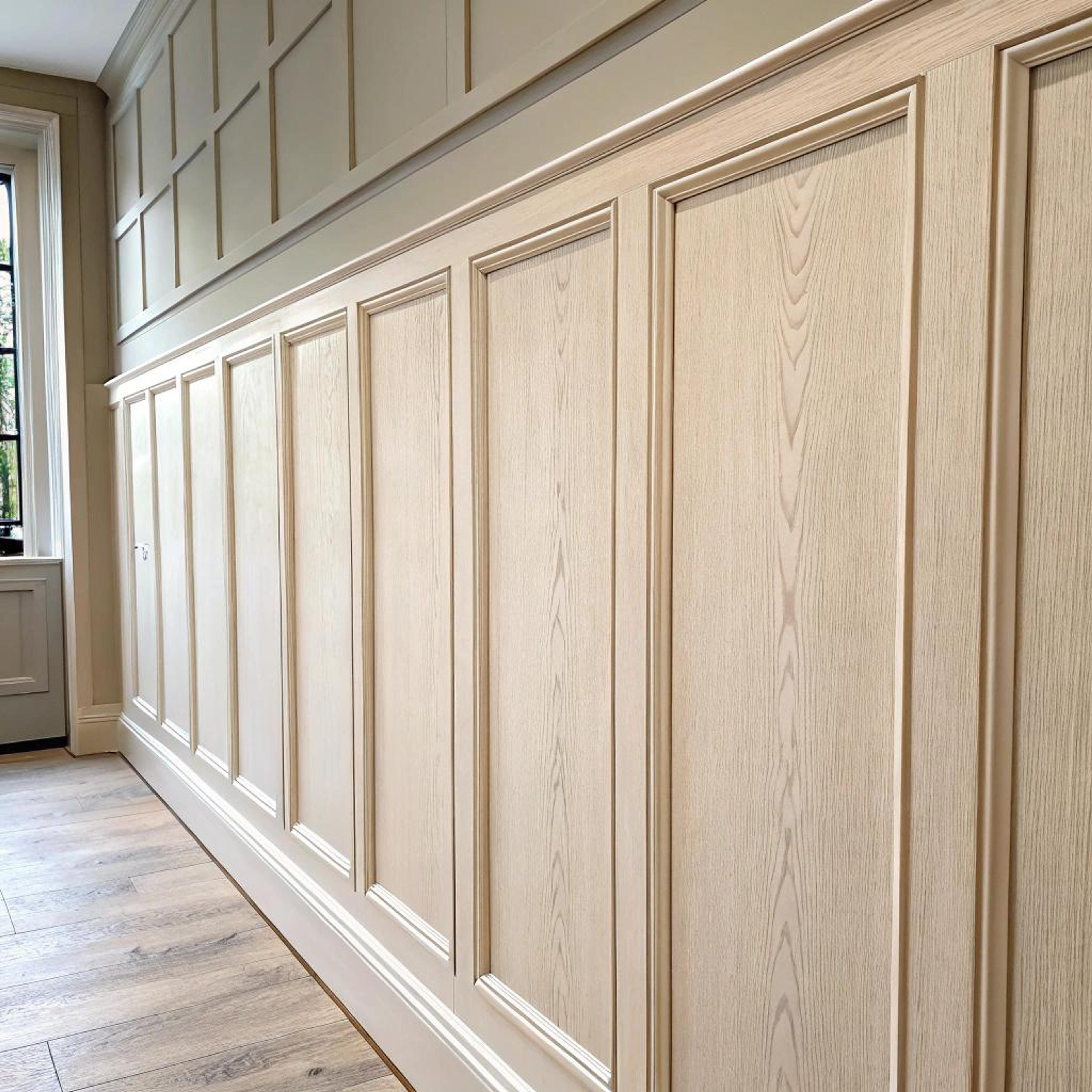 Lichte houttinten voor balans