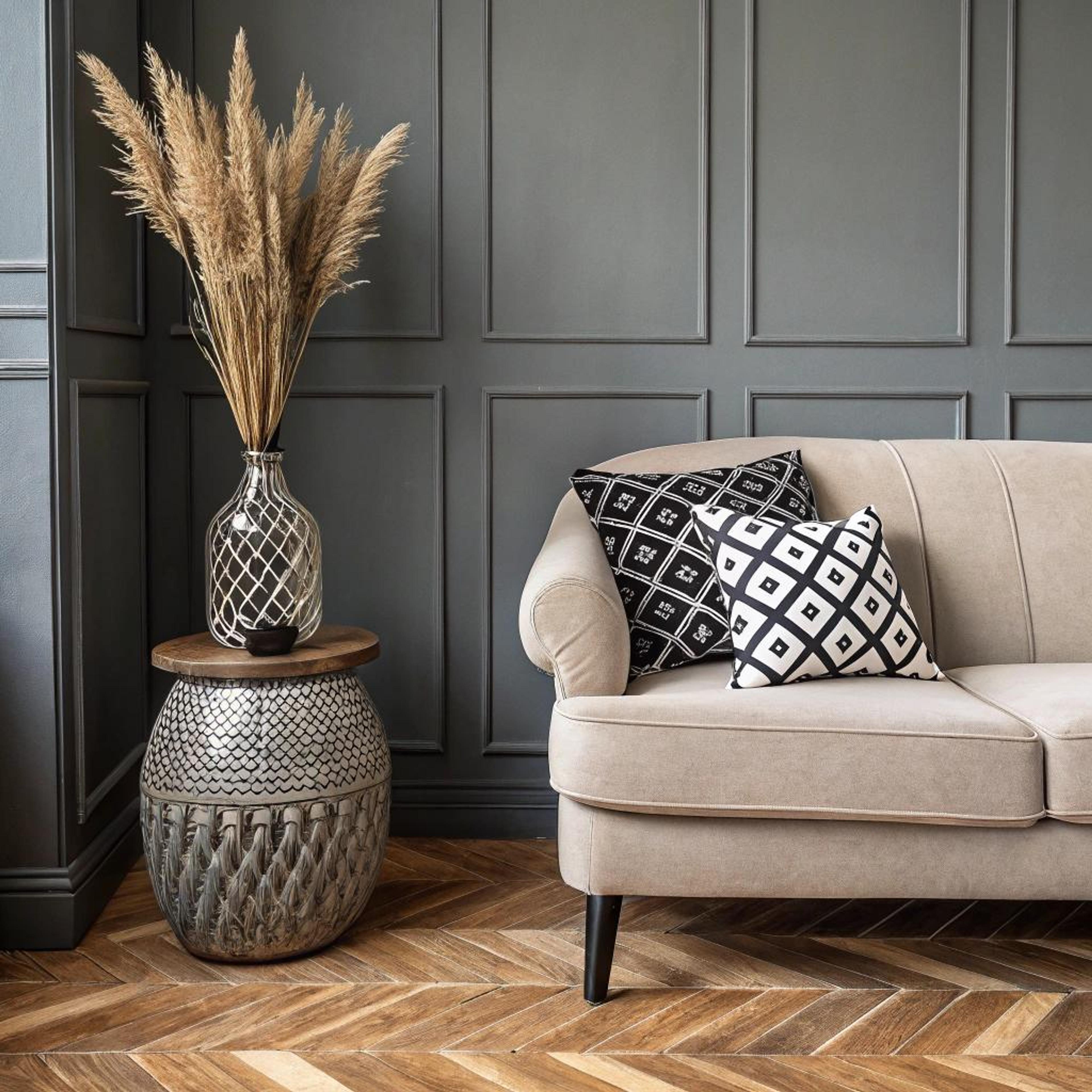 Grijstinten combineren met sierlijsten