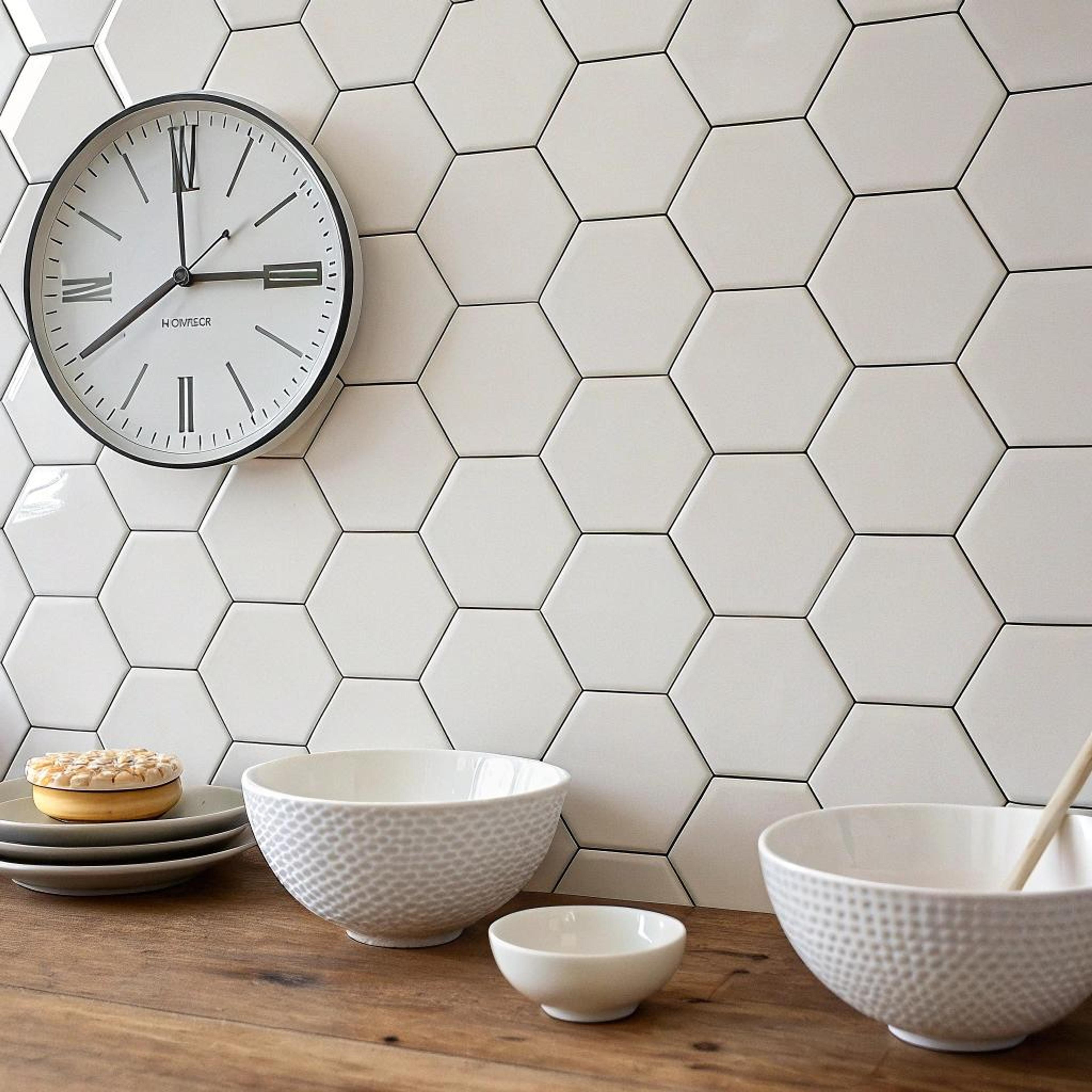 Hexagon wand voor balans