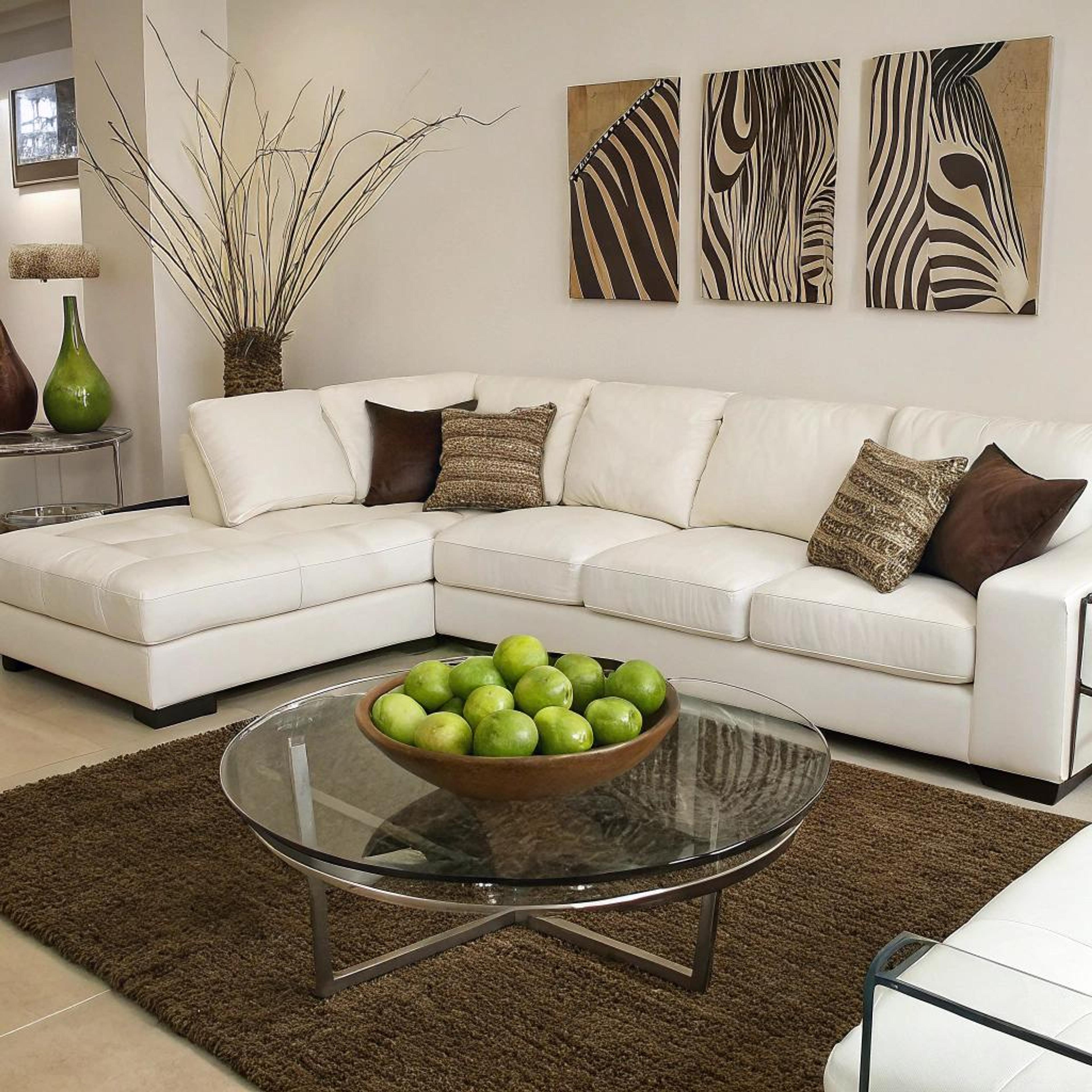 Bruin vloerkleed verbindt zithoek