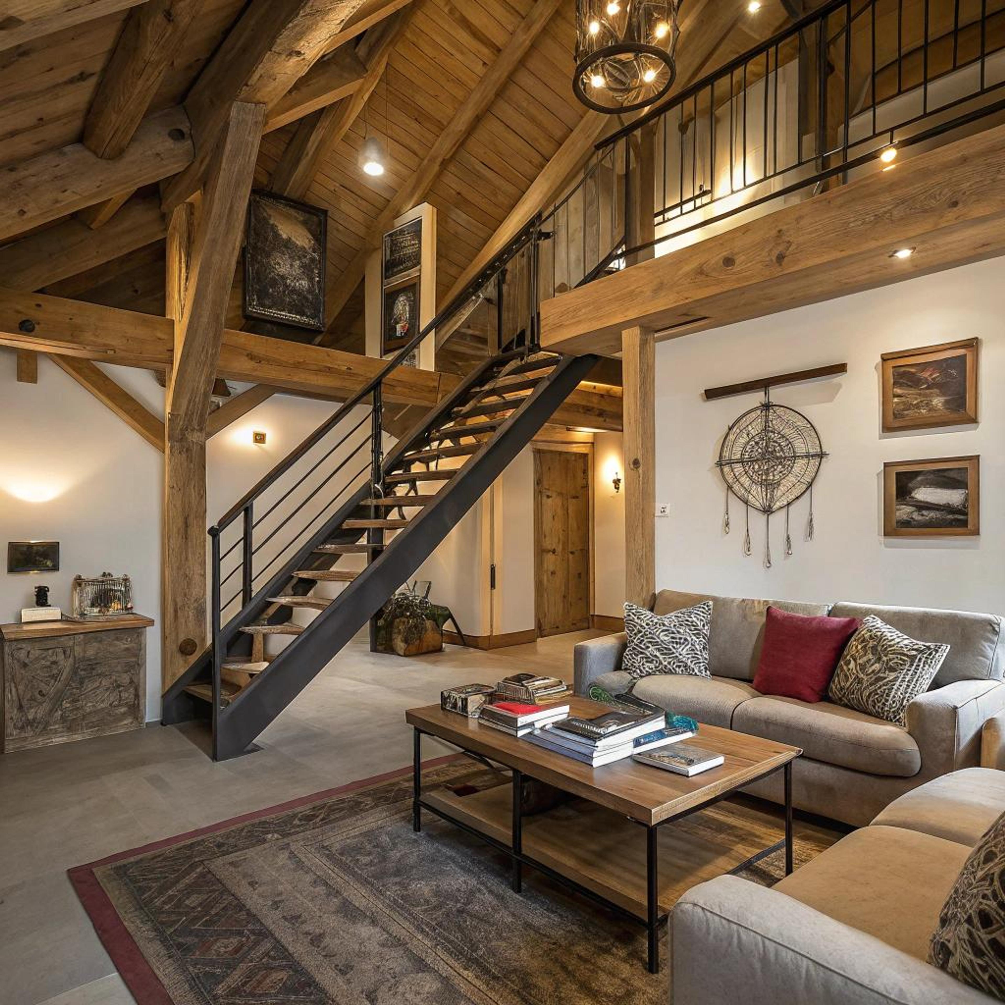 Bohemian sfeer met houtdetails