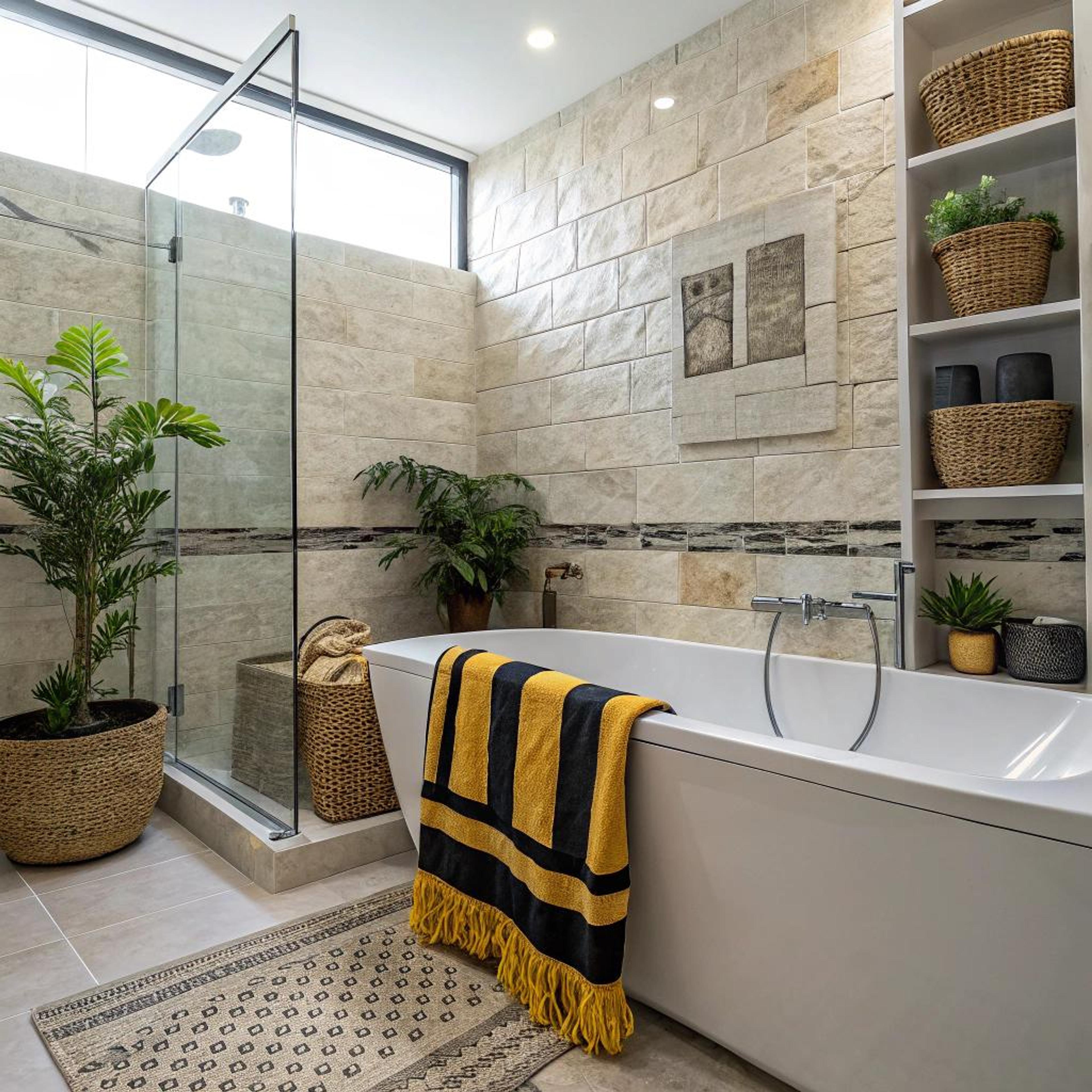 Rustieke uitstraling met natuursteen