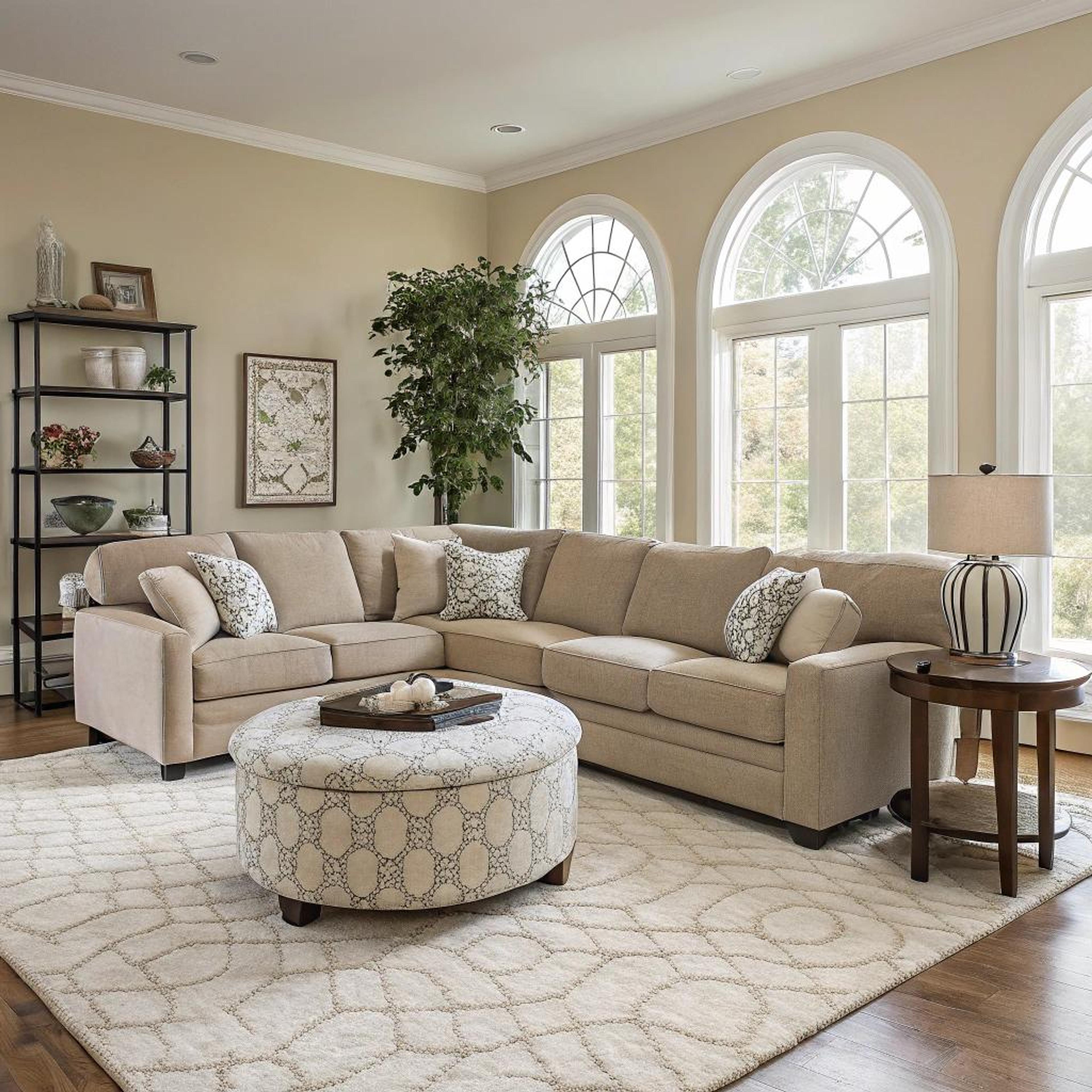 Licht en rust met zandkleur