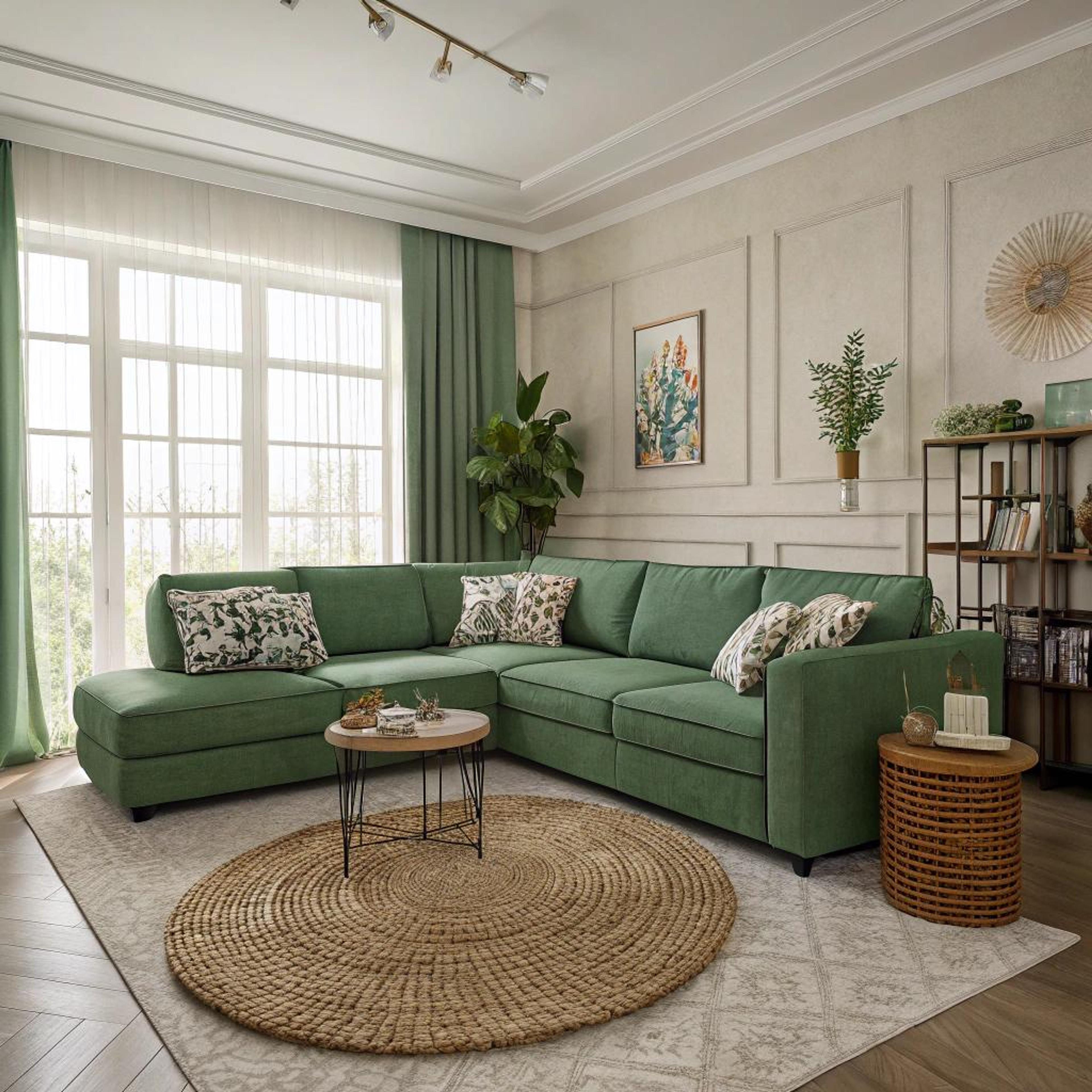 Groene tinten voor samenhang