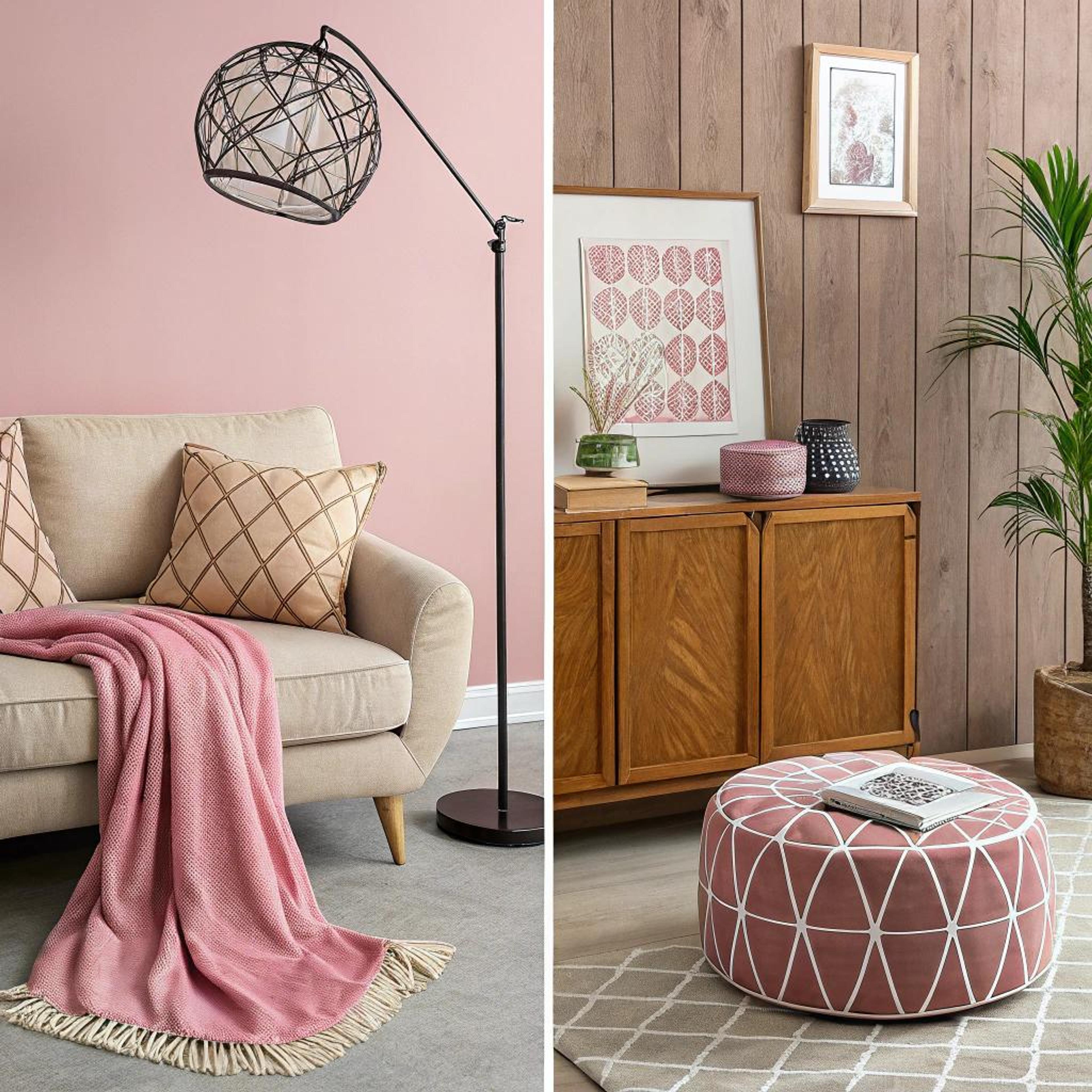 Geometrische kussens en plaid