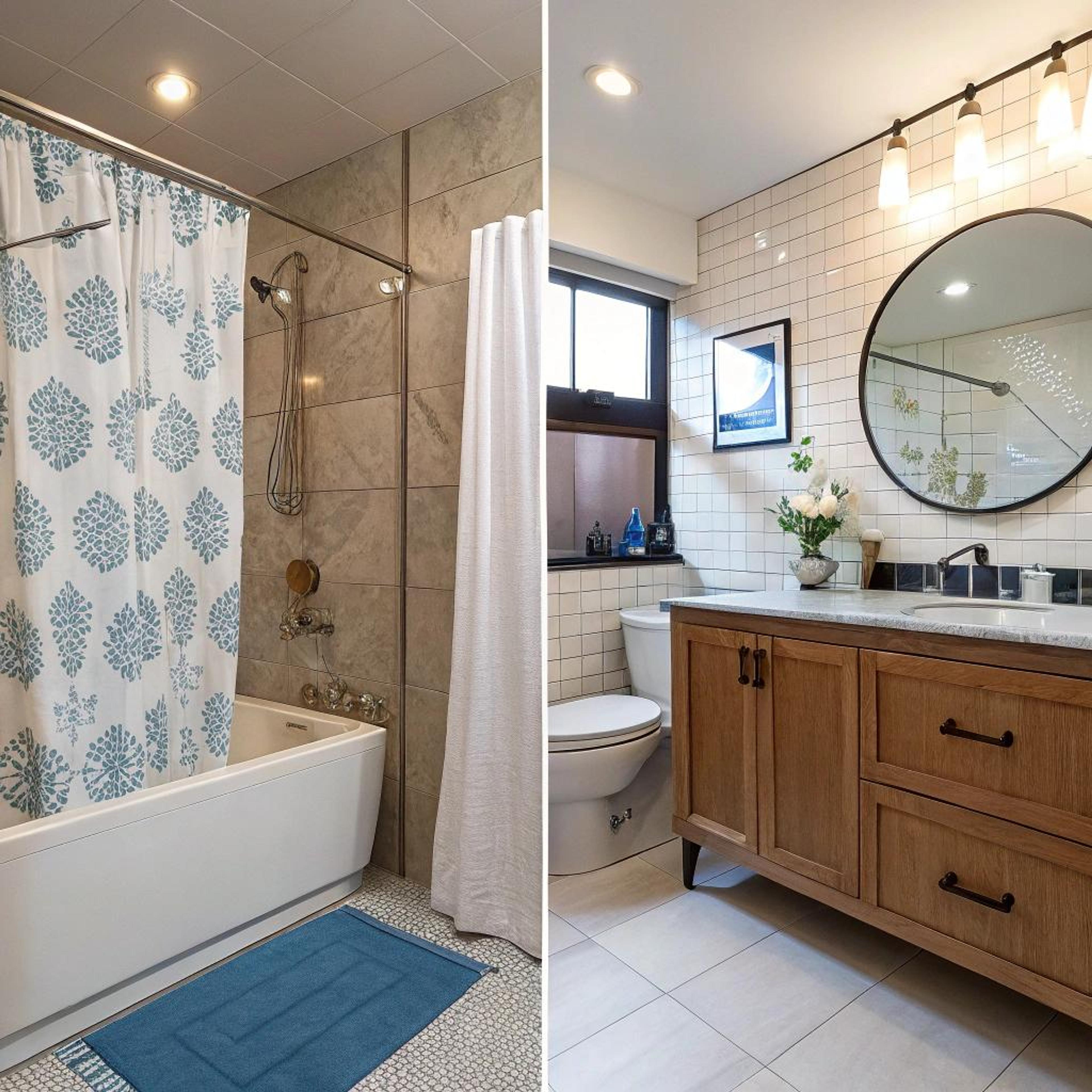 Blauw patroon als blikvanger