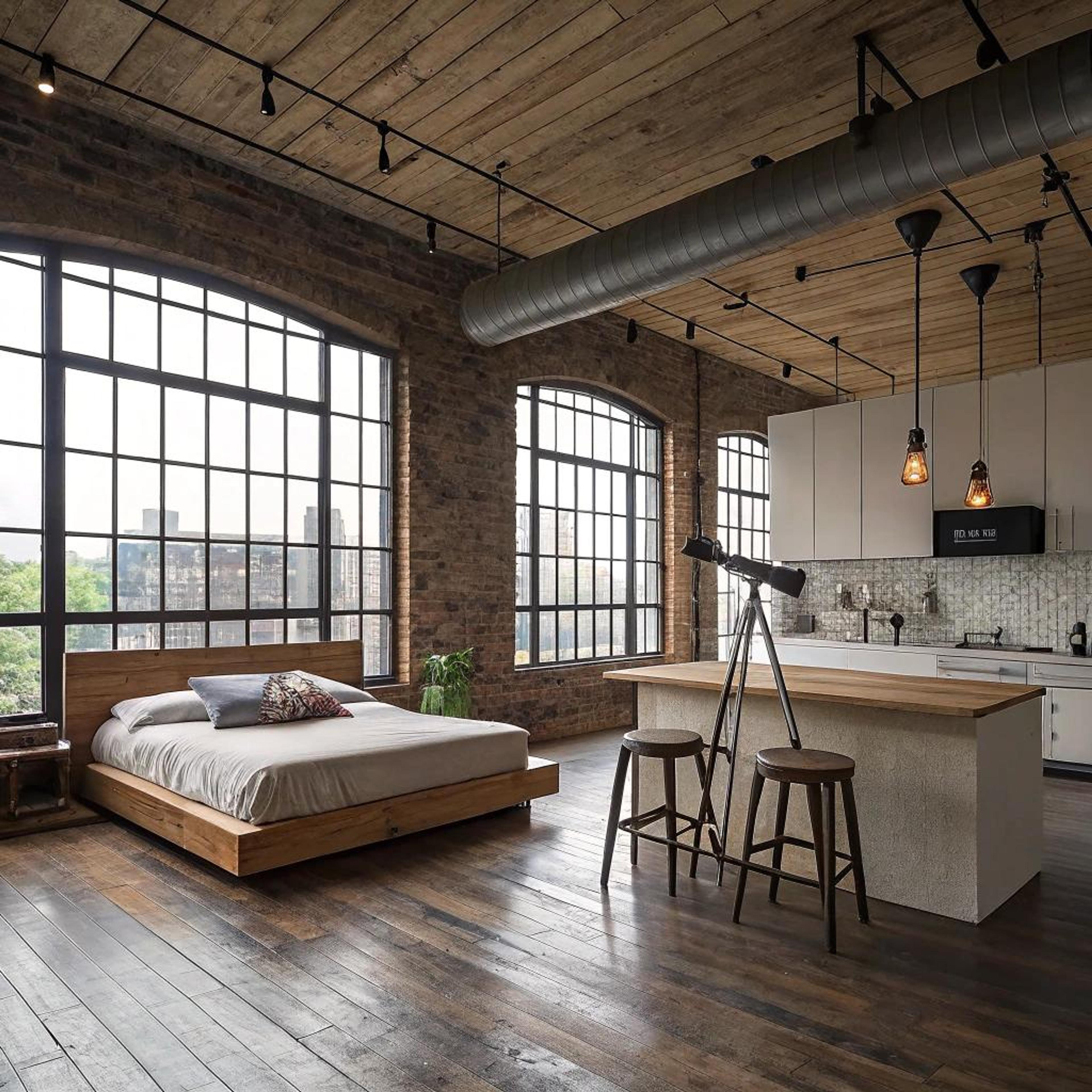 Telescoop bij boogramen