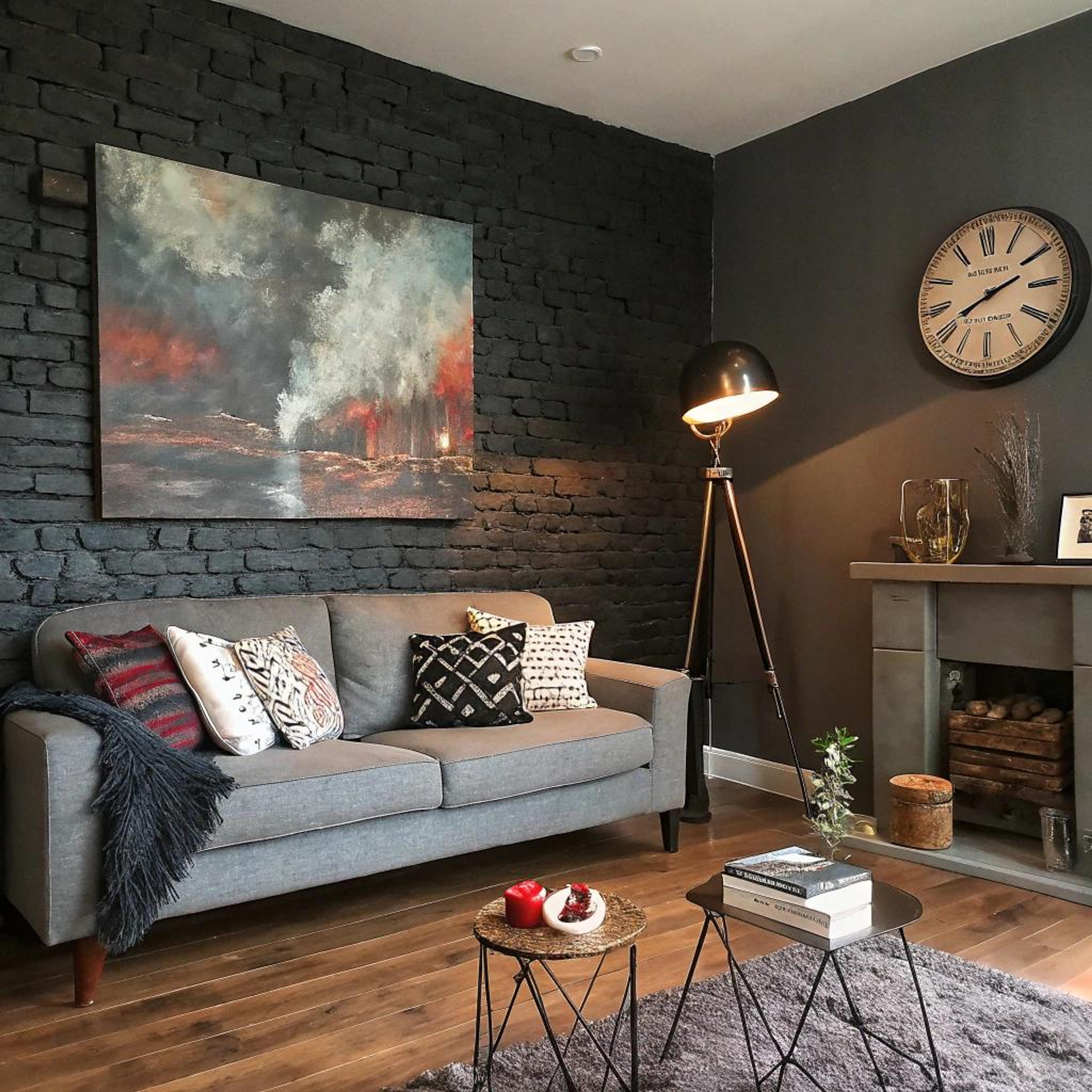 Zwart baksteen voor stoer effect