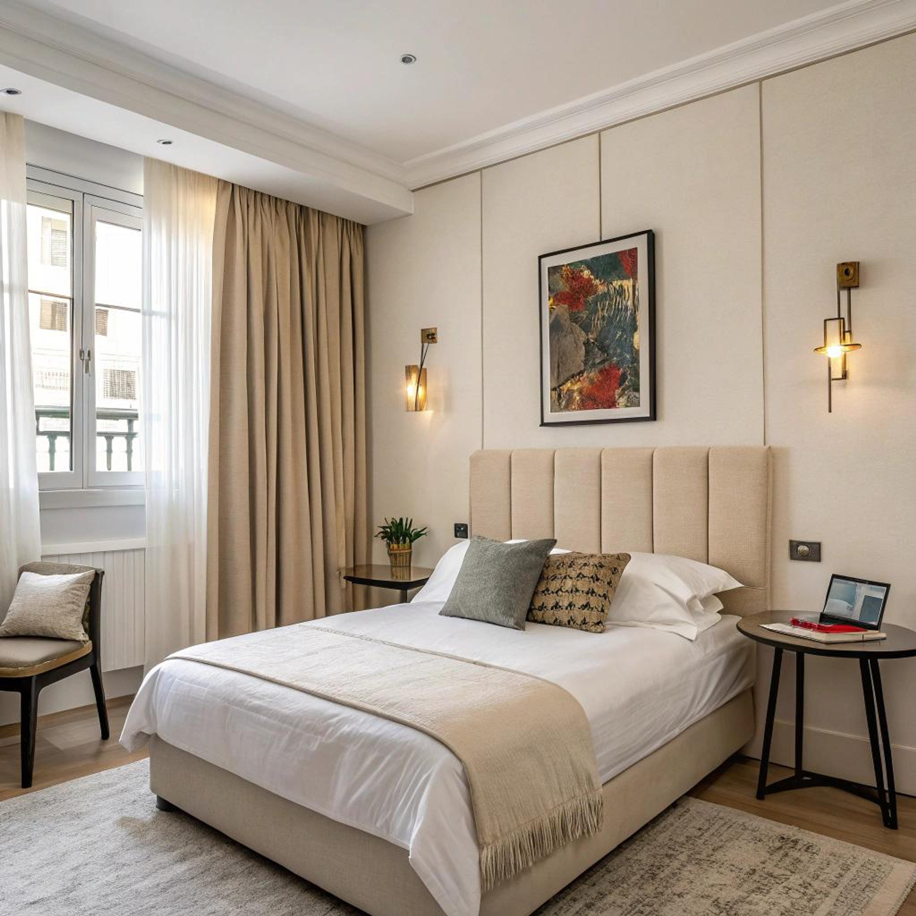 Kunstwerk als kleurrijk accent