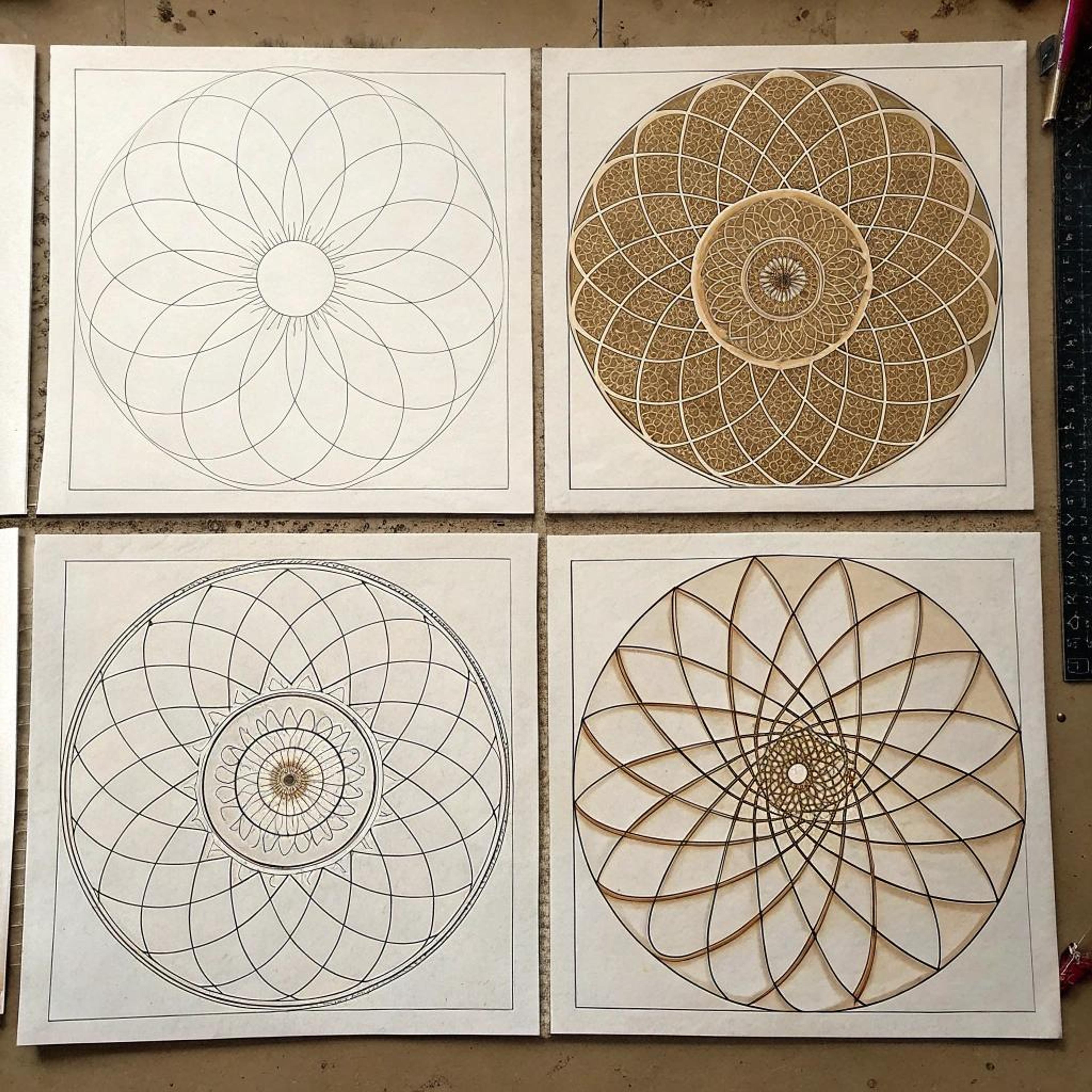 Geometrisch vlechtwerk met flair