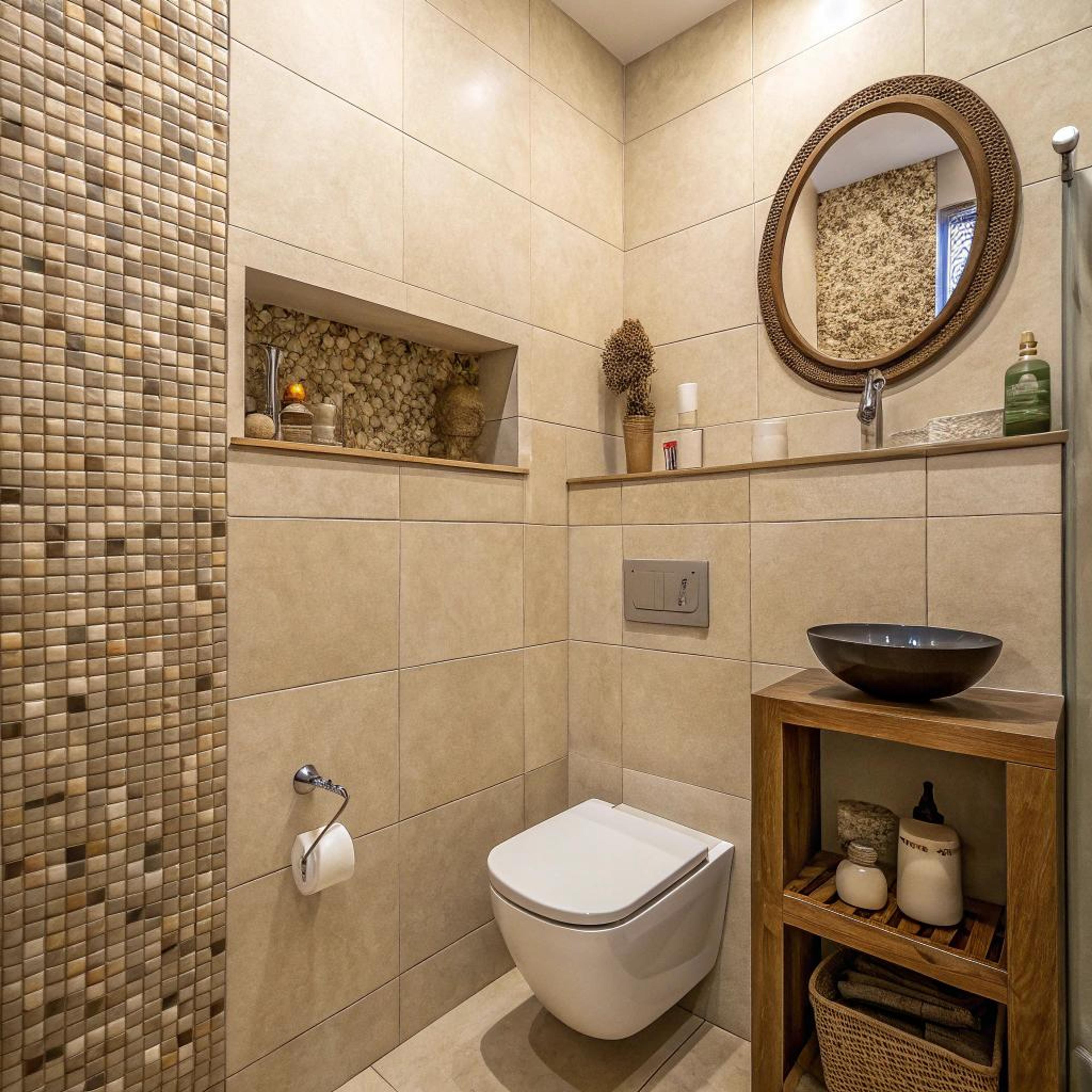 Natuurlijke sfeer in nis