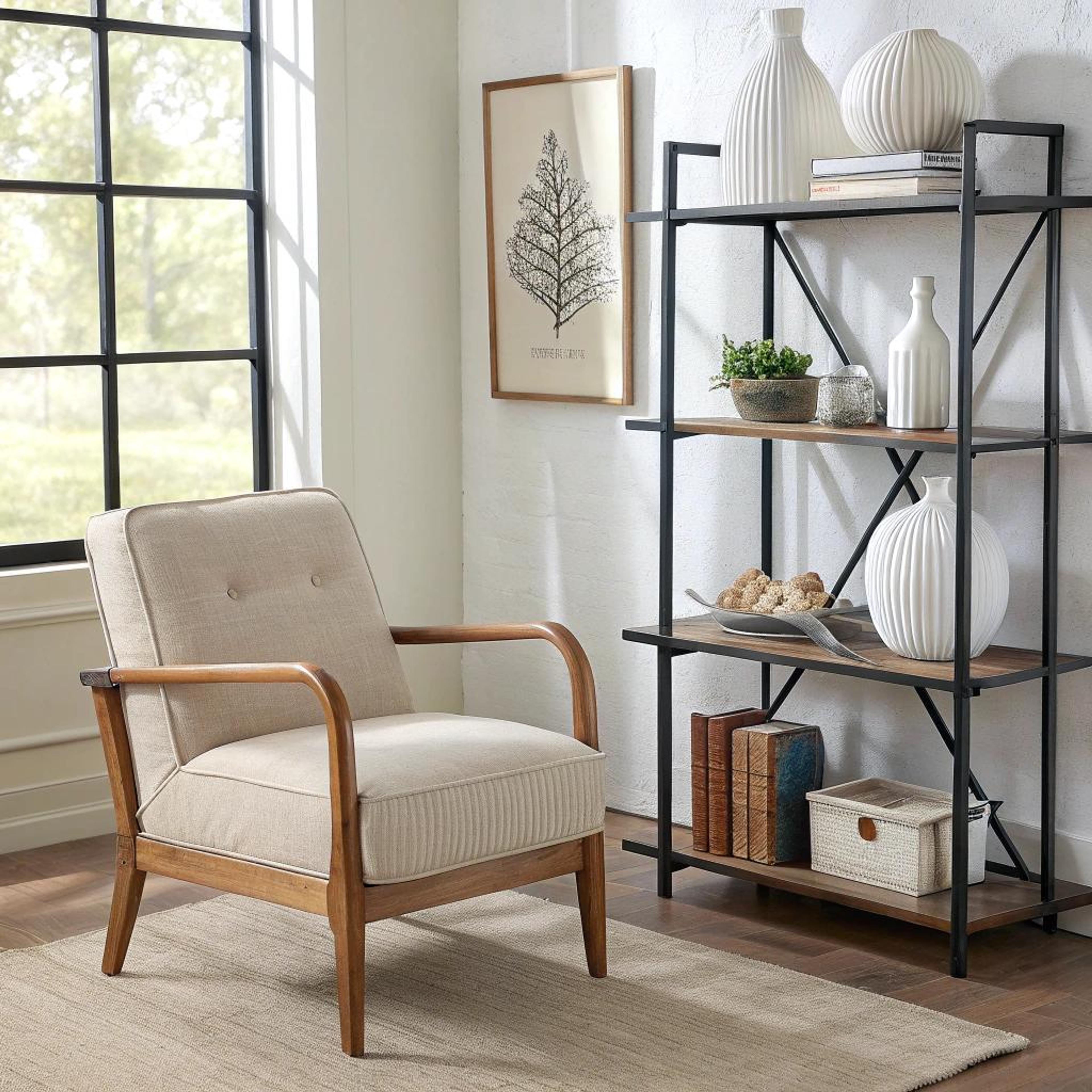 Chique etagère met botanisch accent