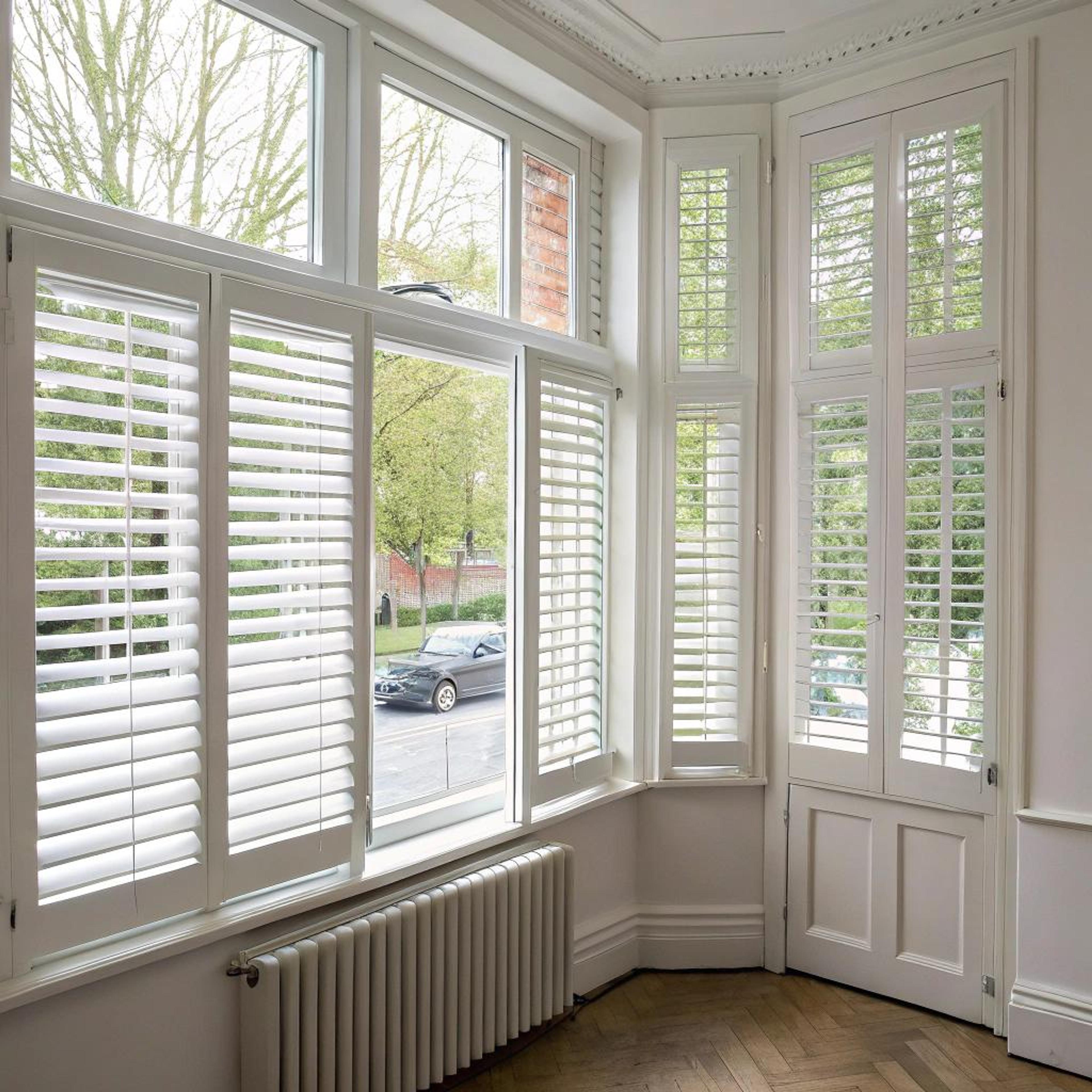 Klassieke details met shutters