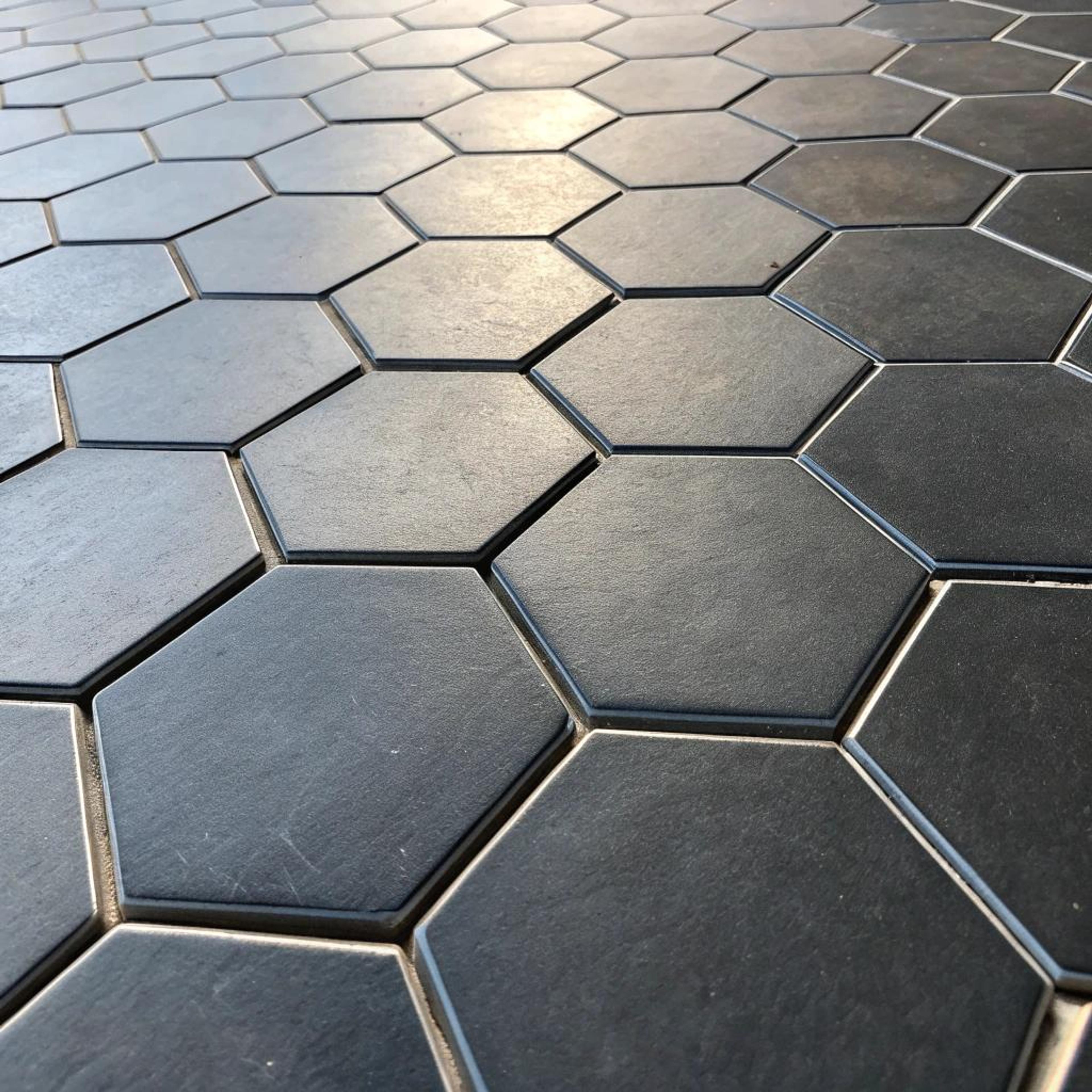 Harmonieus patroon met hexagons