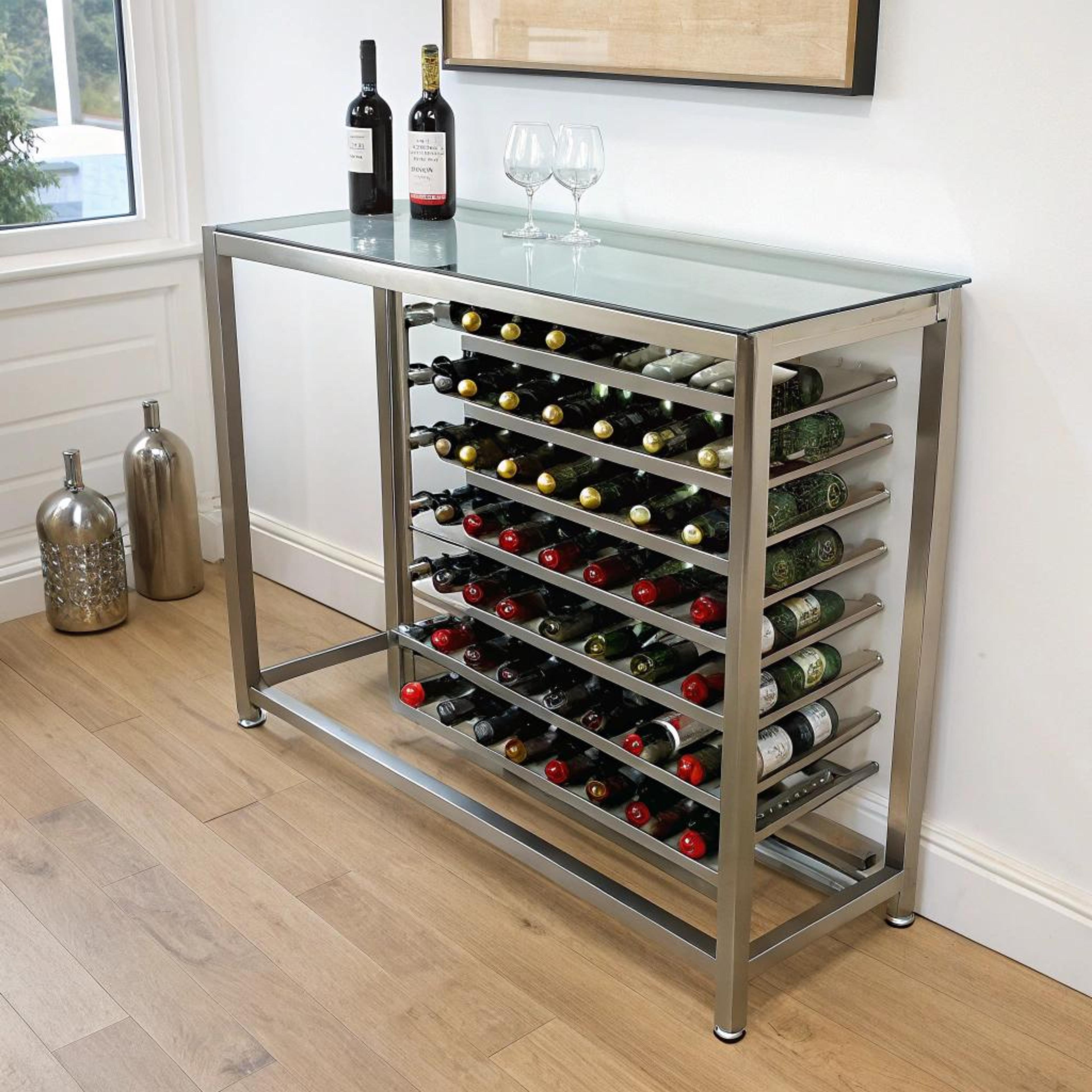 Metalen rek voor elegantie
