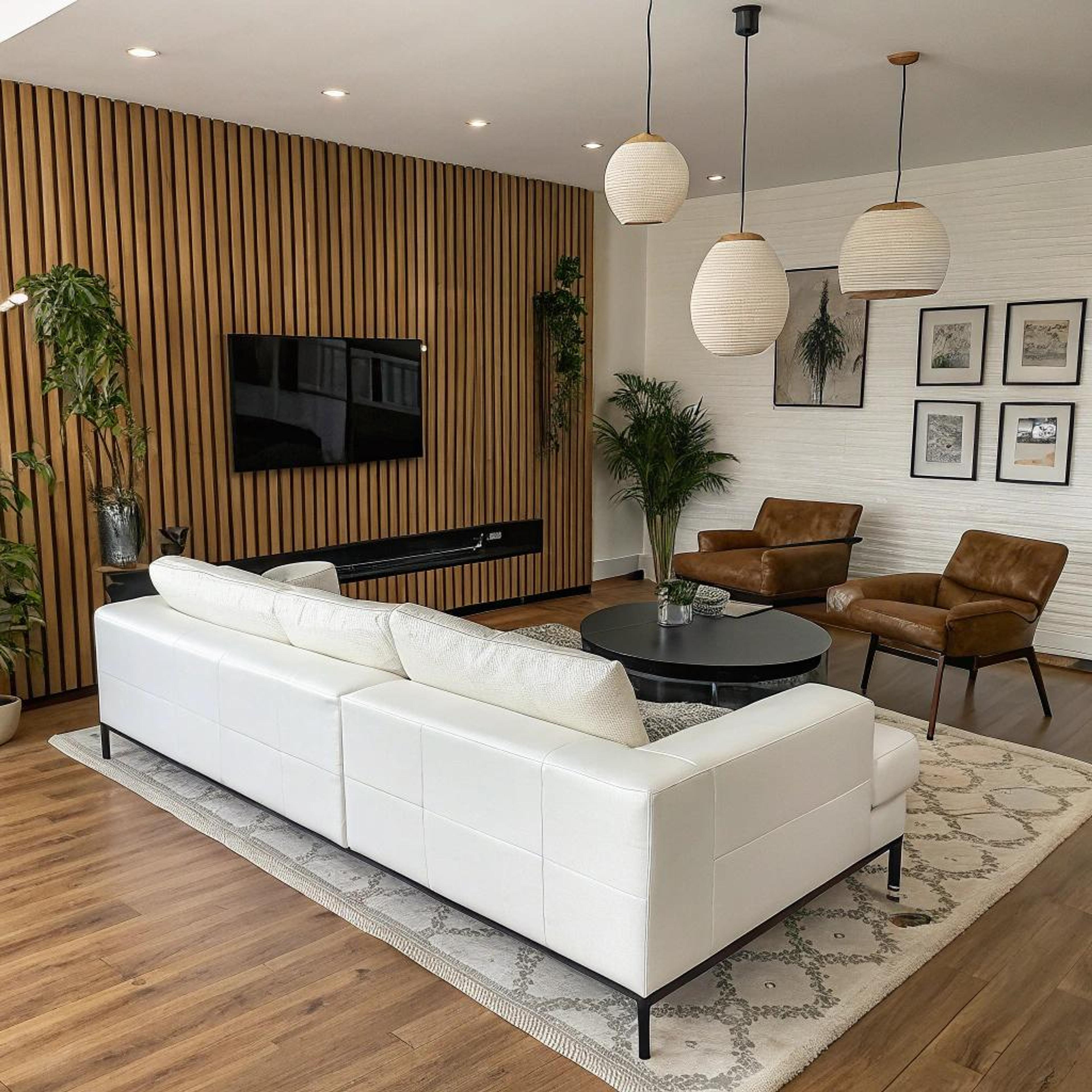 Houten latten als blikvanger