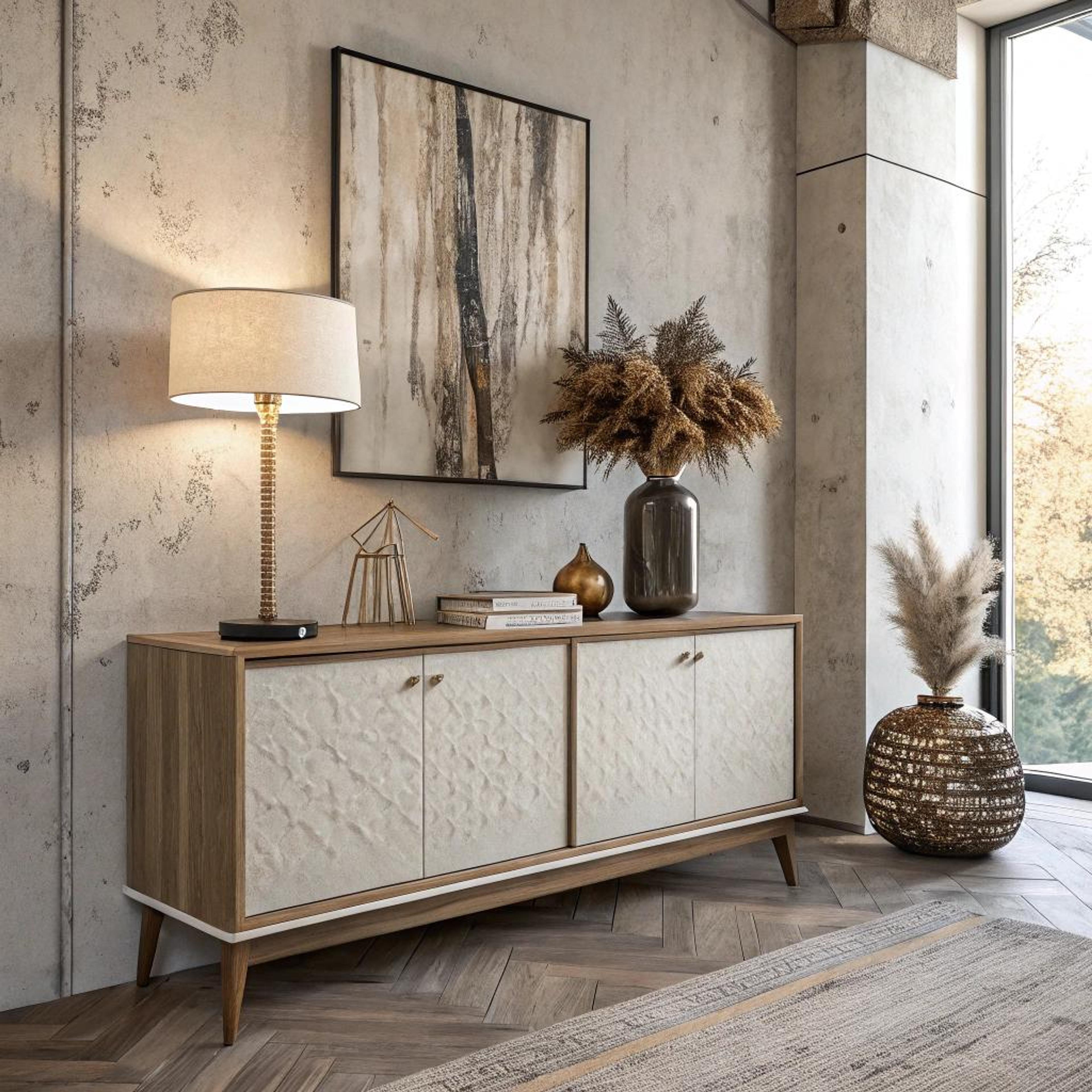 Neutrale harmonie met textuur