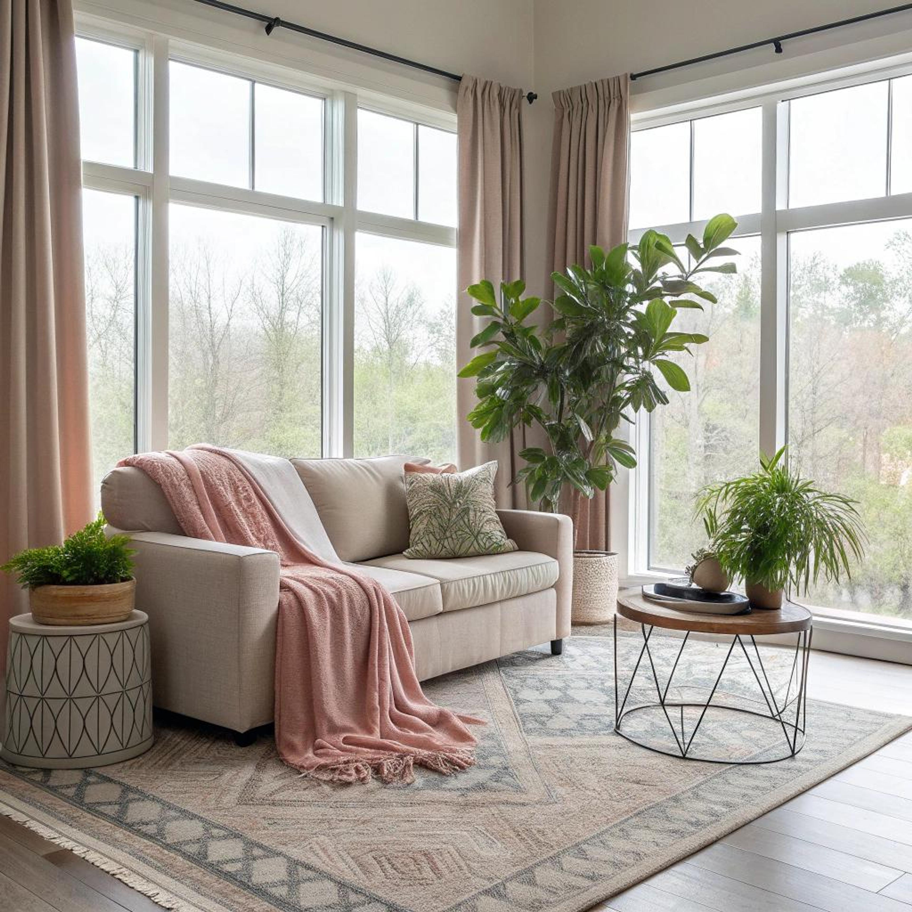 Vloerkleed centraal voor gezelligheid