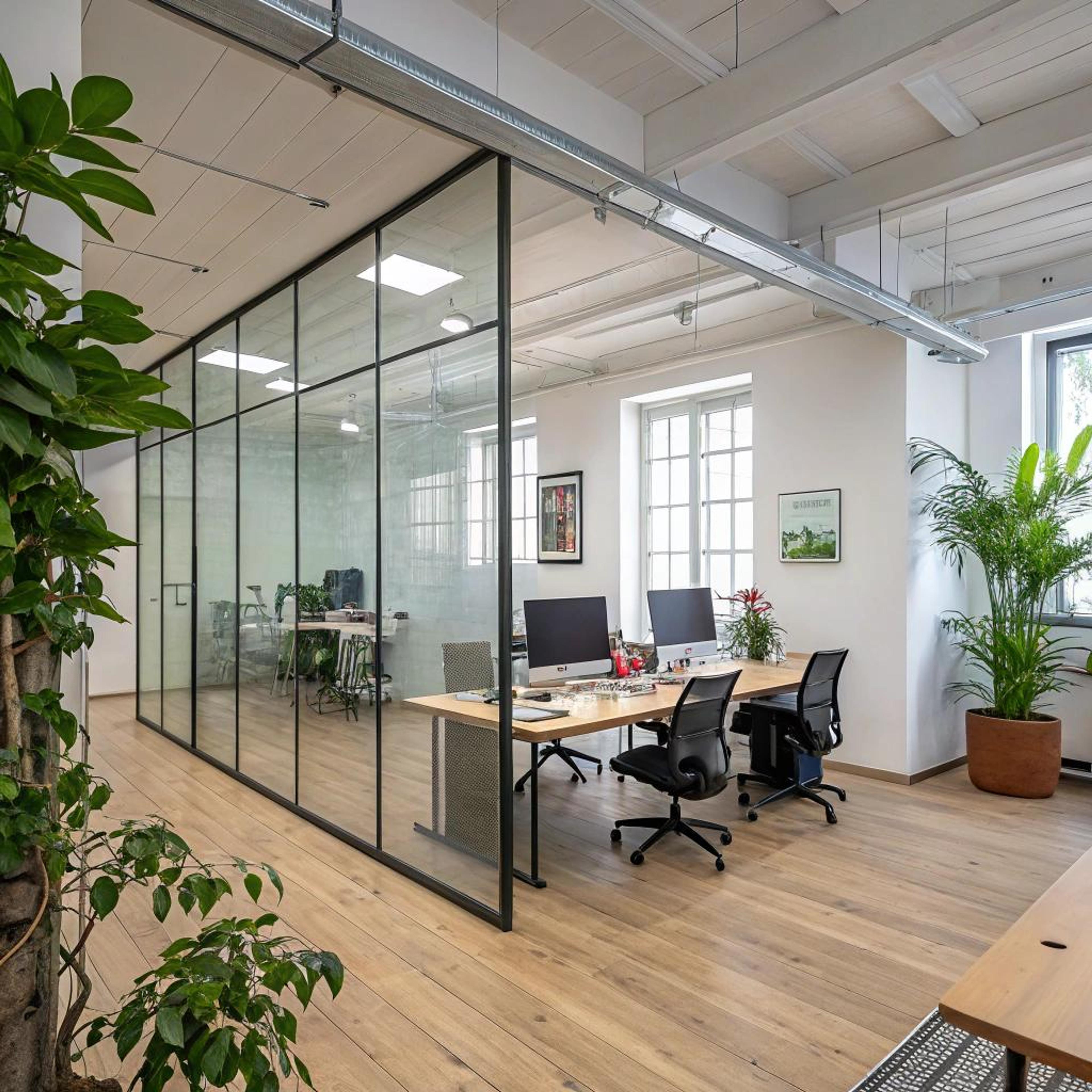 Lichtinval versterkt glazen wanden