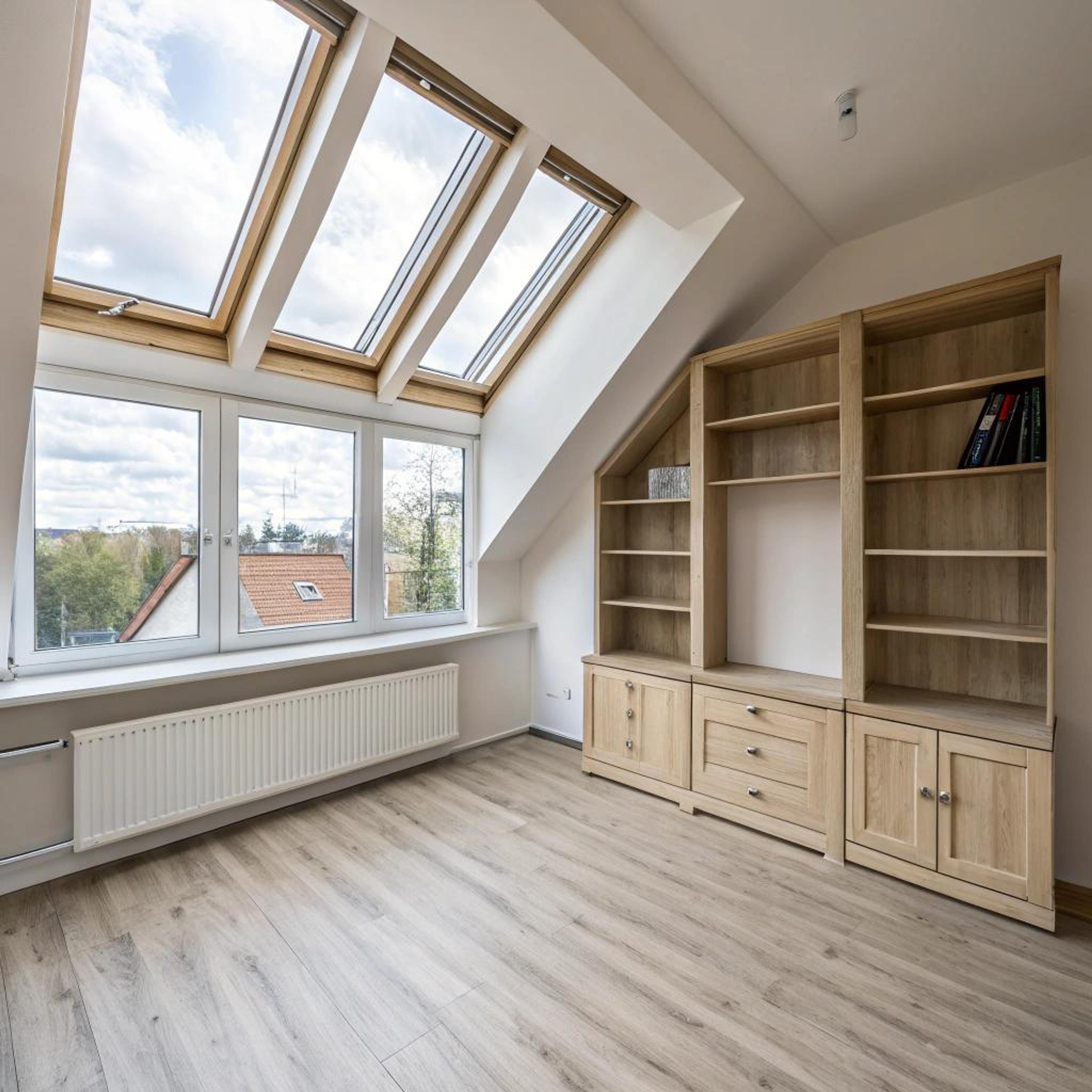 Ruimtelijk met open boekenwand
