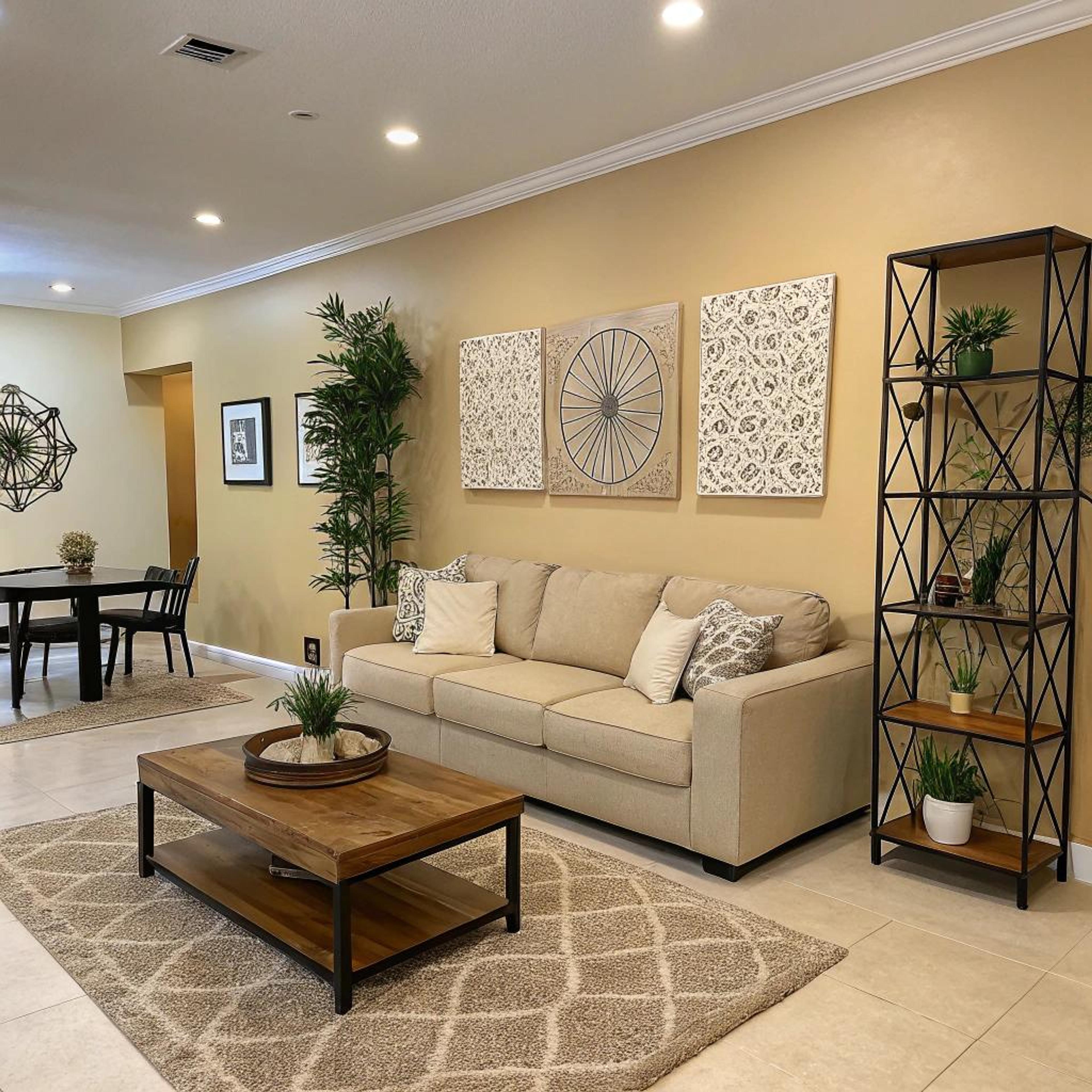 Sandy beige brengt rust