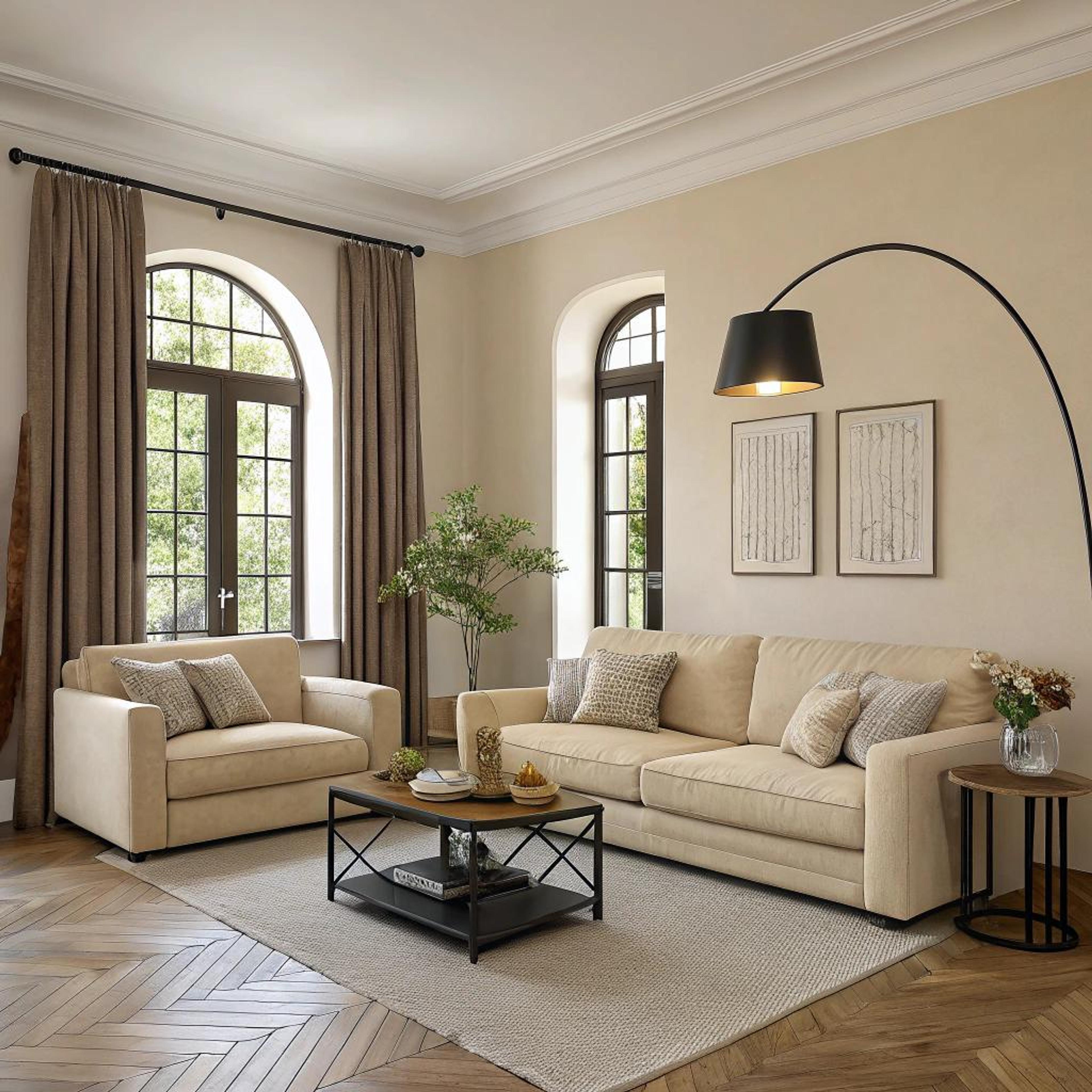 Serene zithoek met monodek