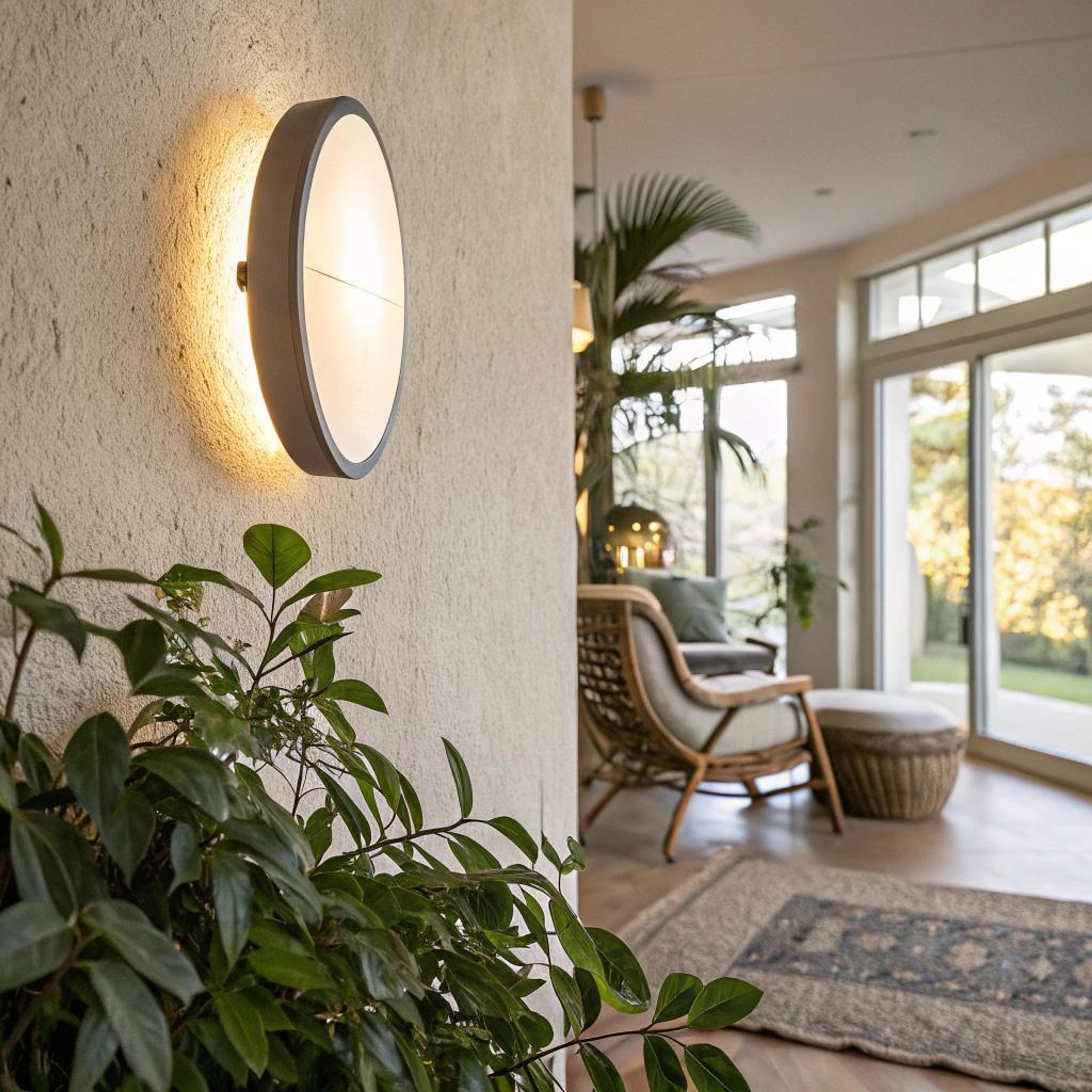 Ronde wandlamp als blikvanger