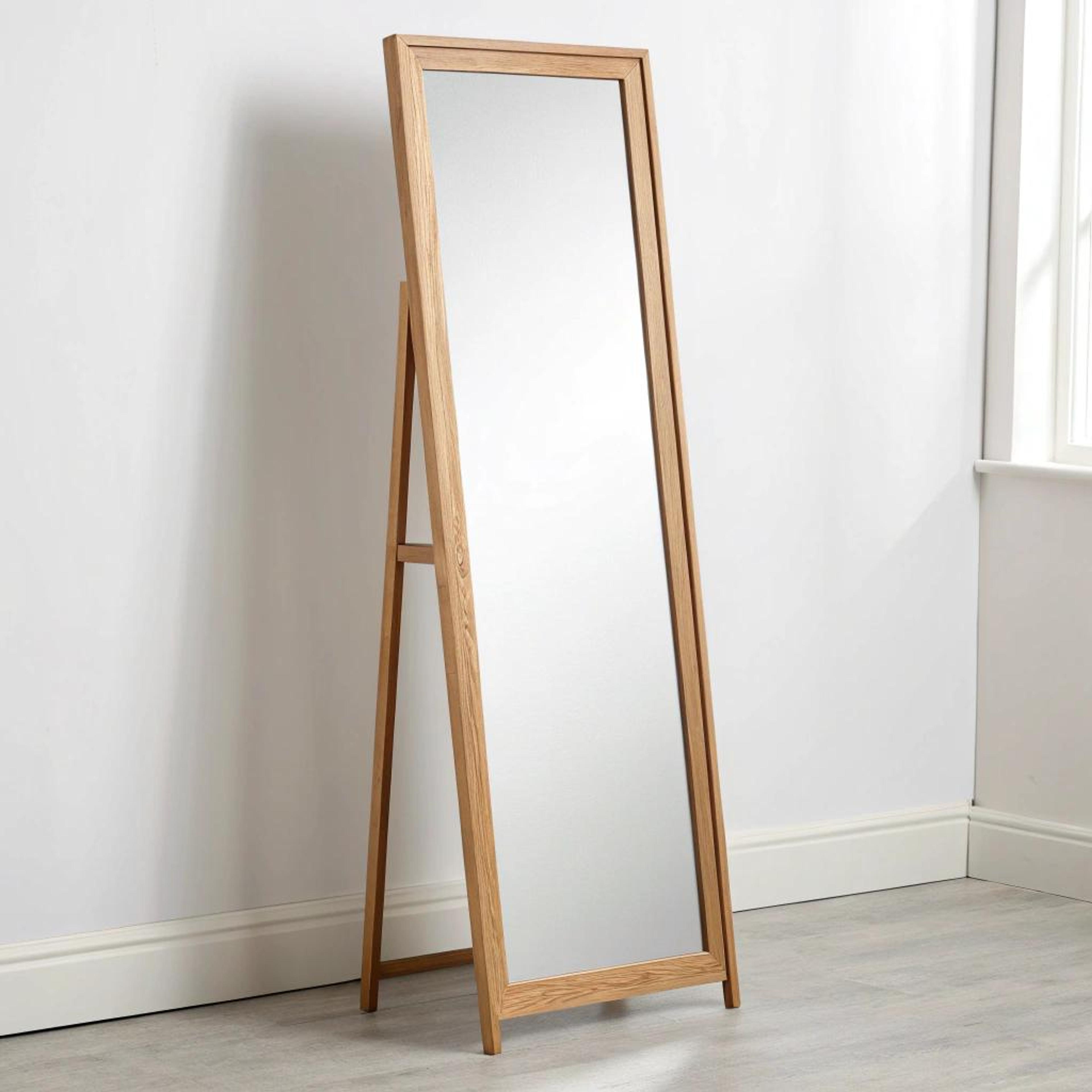 Warmte door houten spiegel